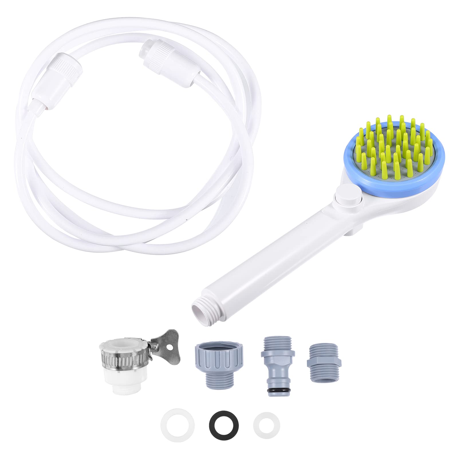 Balacoo Pet Shower Brush - Dog Grooming Comb & Massage Scrubber for Bath Time, Puppy Shower Sprayer with Ergonomic Handle - Perfect for Dog Wash, Puppy Bath & Pet Spa Days