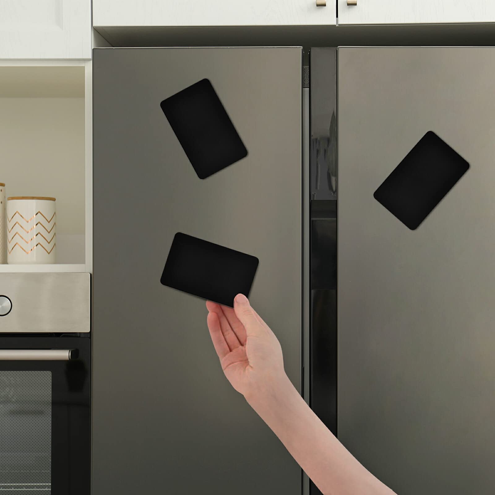 Personalized Word Fridge Magnets - Custom PVC Rectangle Refrigerator Magnets for Kitchen, Office & Home Decor | Dishwasher Safe Decorative Magnets for Memo Boards, Lockers & Gifts