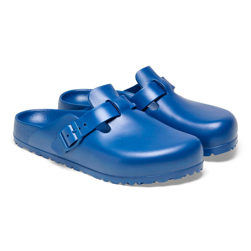 Birkenstock Boston Essentials EVA Clogs for Men & Women - Comfortable Slip-On Shoes in Navy Blue | Perfect for Home, Garden, and Casual Wear