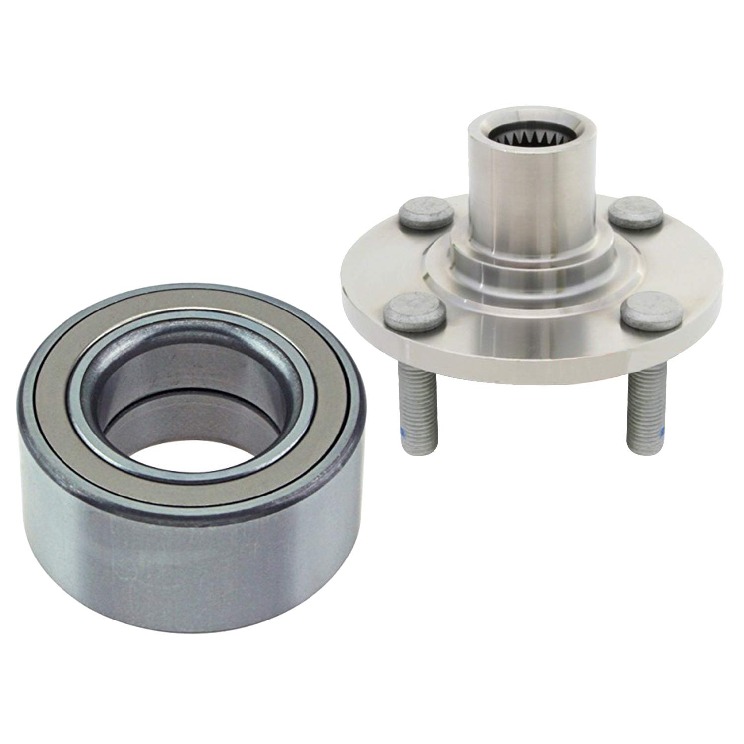 Mitsubishi Lancer 2005-2002 Front Wheel Hub Bearing Kit Assembly - Replacement for Smooth & Quiet Ride - Perfect for City Commuting & Highway Driving