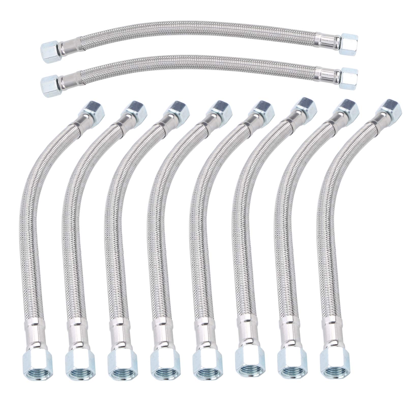 Flexible Metal Hose 14mm 28cm - Safe & Durable for Plumbing & Gas