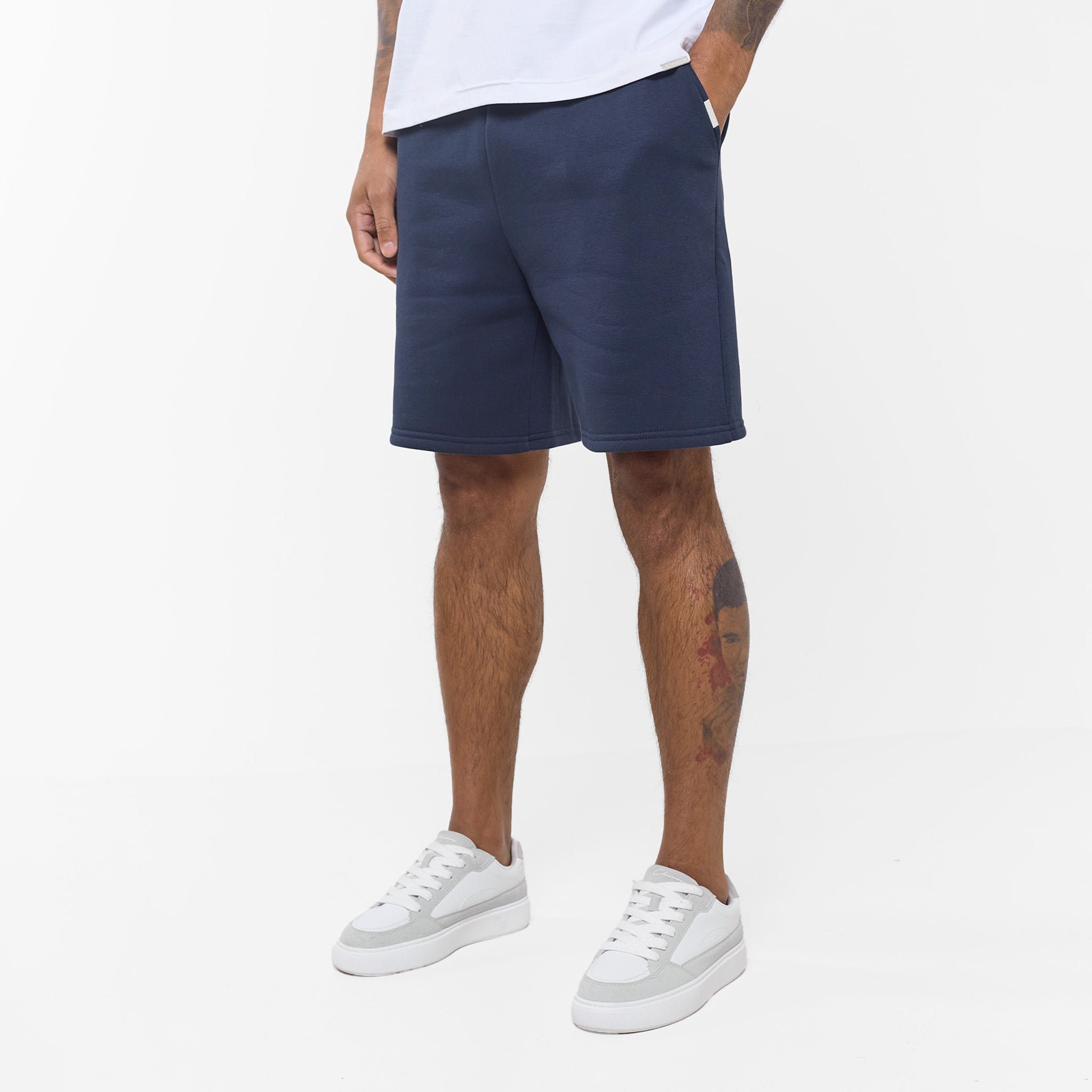 Core Shorts for Men - Comfortable Navy Blue Casual Shorts | Perfect for Gym, Running, Beach & Summer Outdoor Activities