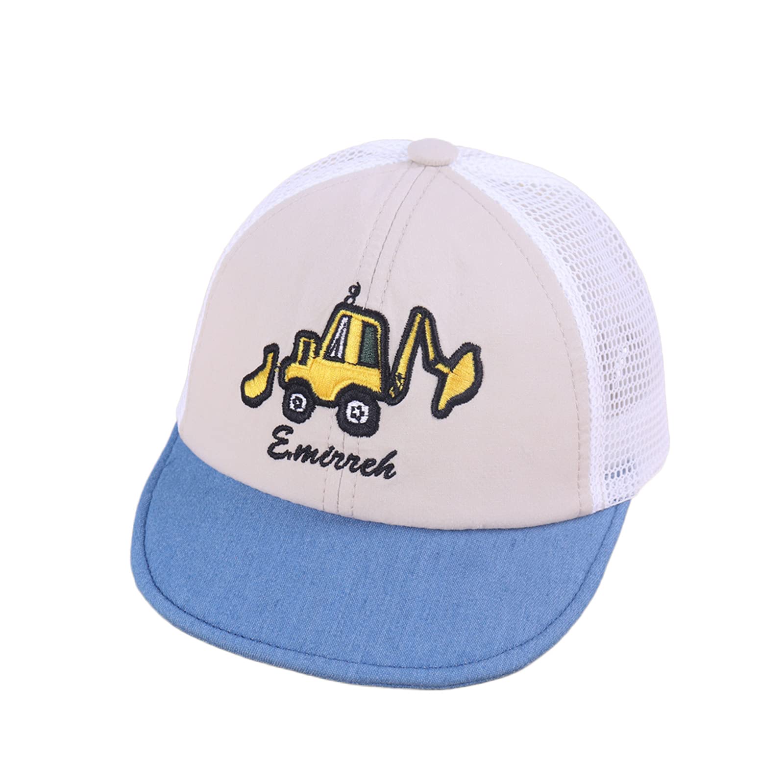 iYBWZH Net Sun Hat for Boys & Girls 1-2 Years - Breathable Cartoon Baseball Cap with Embroidery for Baby, Men & Women - Perfect for Outdoor Play, Beach, and Sports Activities
