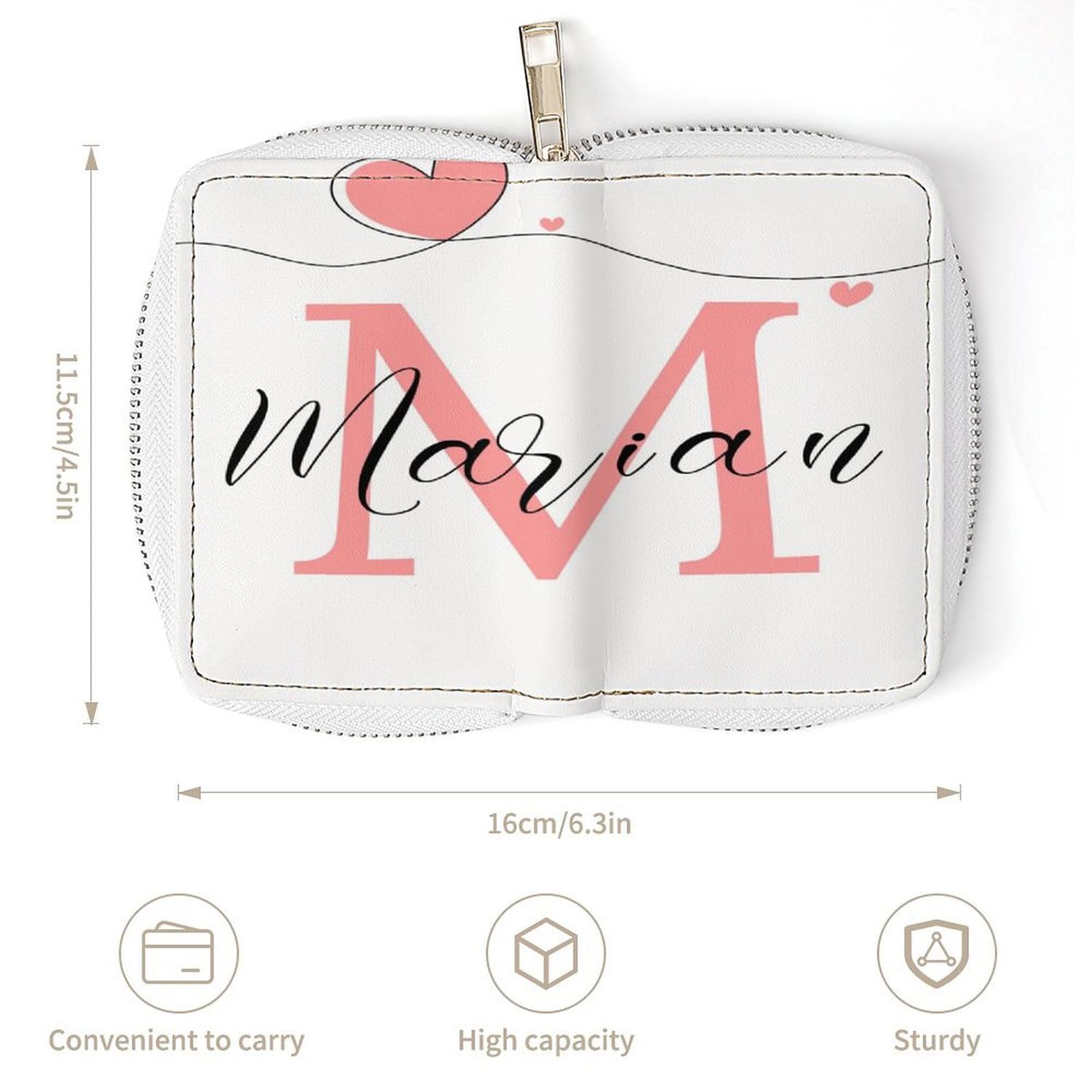 Custom Printed Wallets - Personalized Name & Photo Engraved Wallets for Men & Couples | Unique Christmas Gifts for Him & Her | Perfect for Anniversaries, Birthdays & Special Occasions
