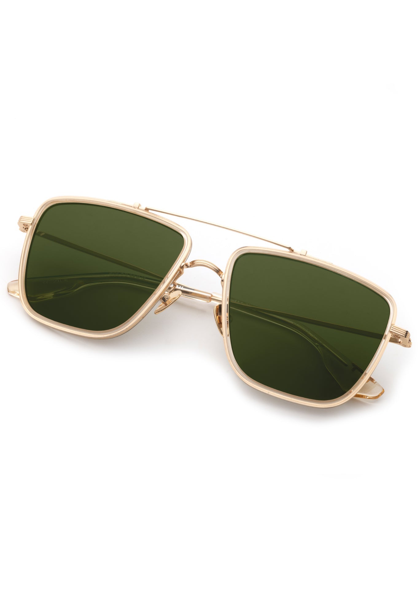 VAIL 18K Titanium Polarized Sunglasses with Haze Lens - Stylish UV Protection for Outdoor Sports & Driving