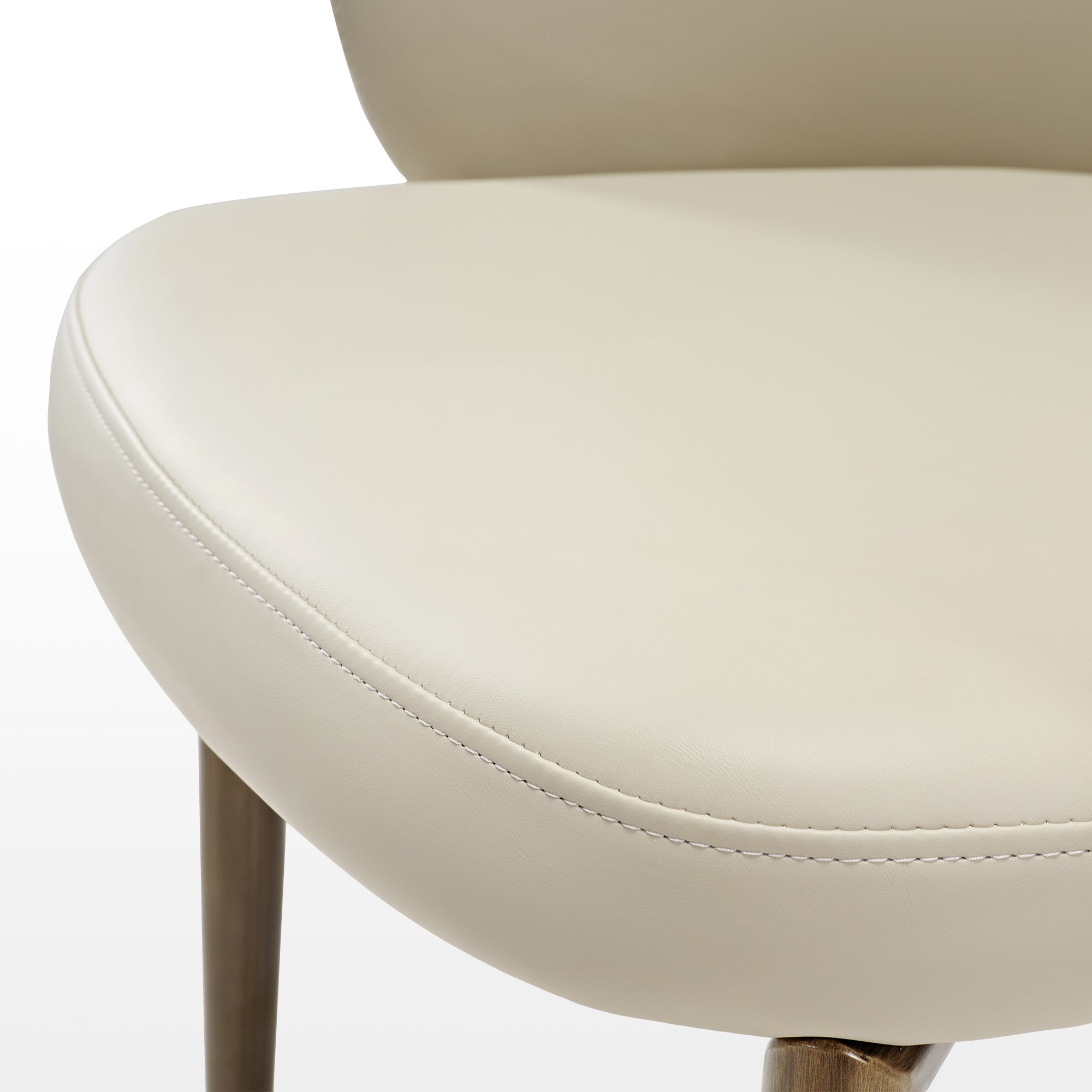 Acalay 2-Piece Upholstered Dining Arm Chairs Set, Beige Fabric Side Chairs for Kitchen, Dining Room & Breakfast Nook - Comfortable Seating for Home Decor
