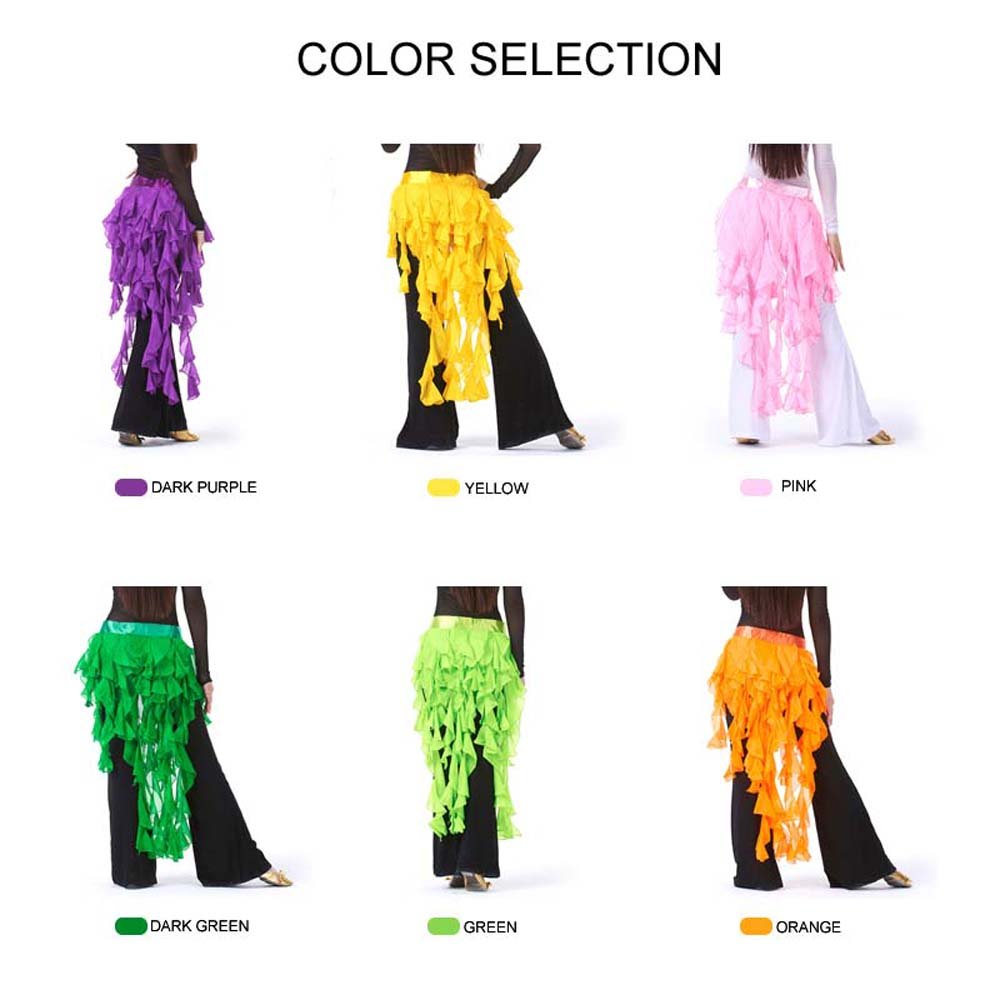 Premium Egyptian Style Belly Dance Hip Scarf with Tassels - Latin Dance Belt Skirt for Women | Perfect for Performances, Costume Accessories & Dance Classes