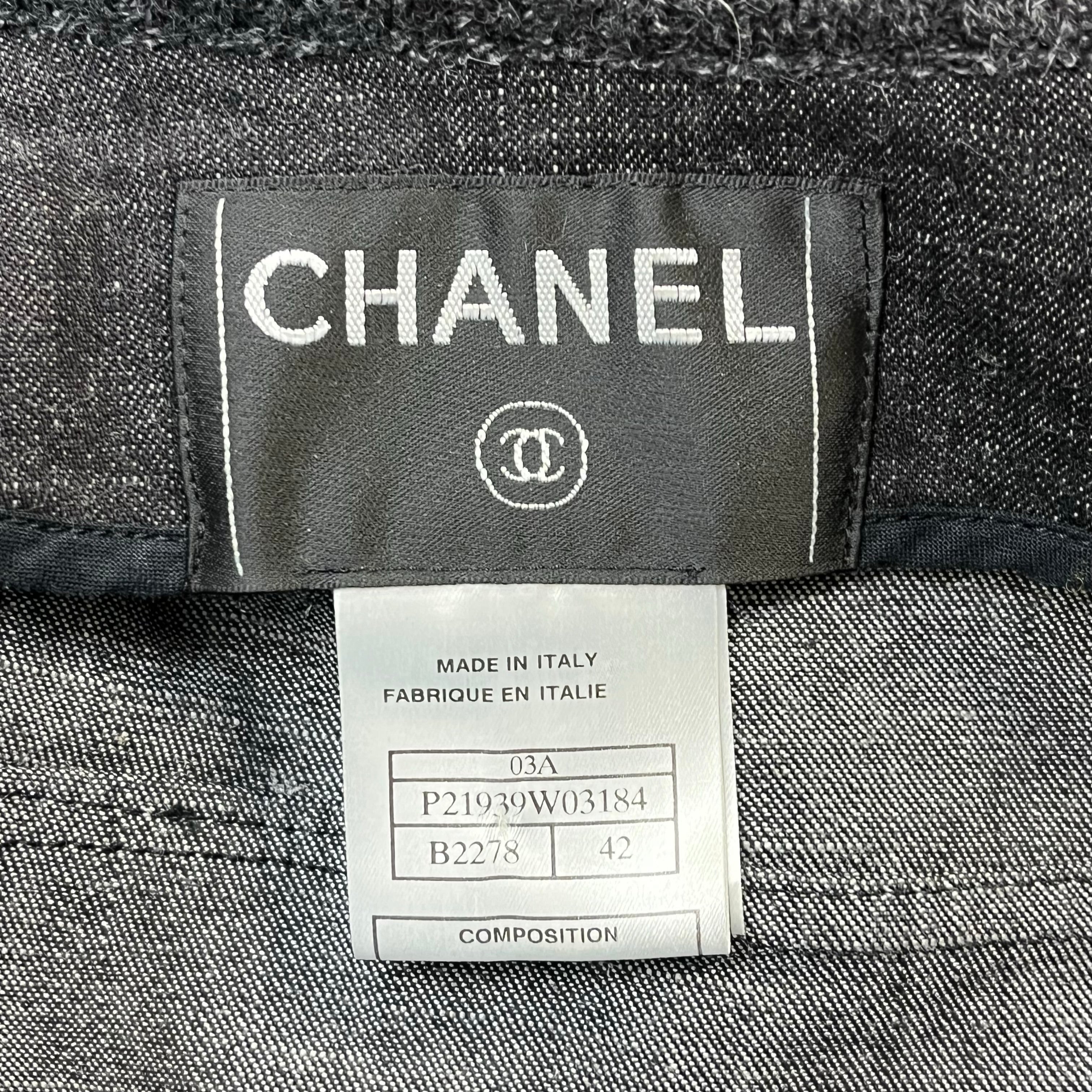 Chanel Women's Pants Suit Set - Elegant Two-Piece Business Outfit for Office, Meetings & Formal Events | Classic Tweed Blazer & Matching Trousers