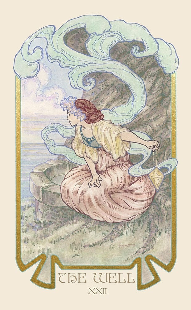 Ethereal Visions Illuminated Tarot Deck - 78-Card Mystical Divination Set with Glow-in-the-Dark Elements for Spiritual Guidance, Meditation & Fortune Telling