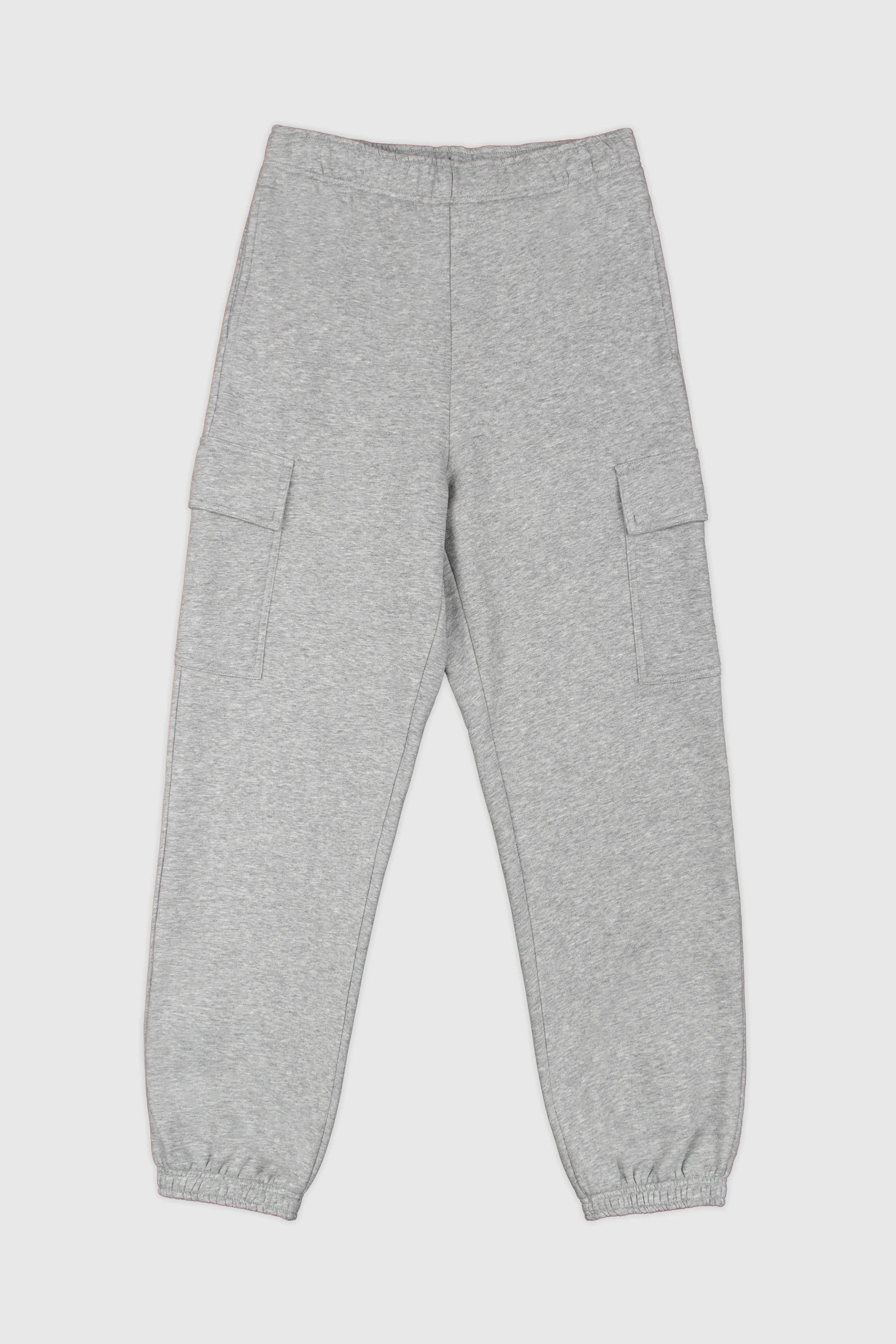 Men's Cargo Sweatpants with Pockets - Athletic Jogger Pants for Gym, Running & Casual Wear - Grey Workout Pants for Men