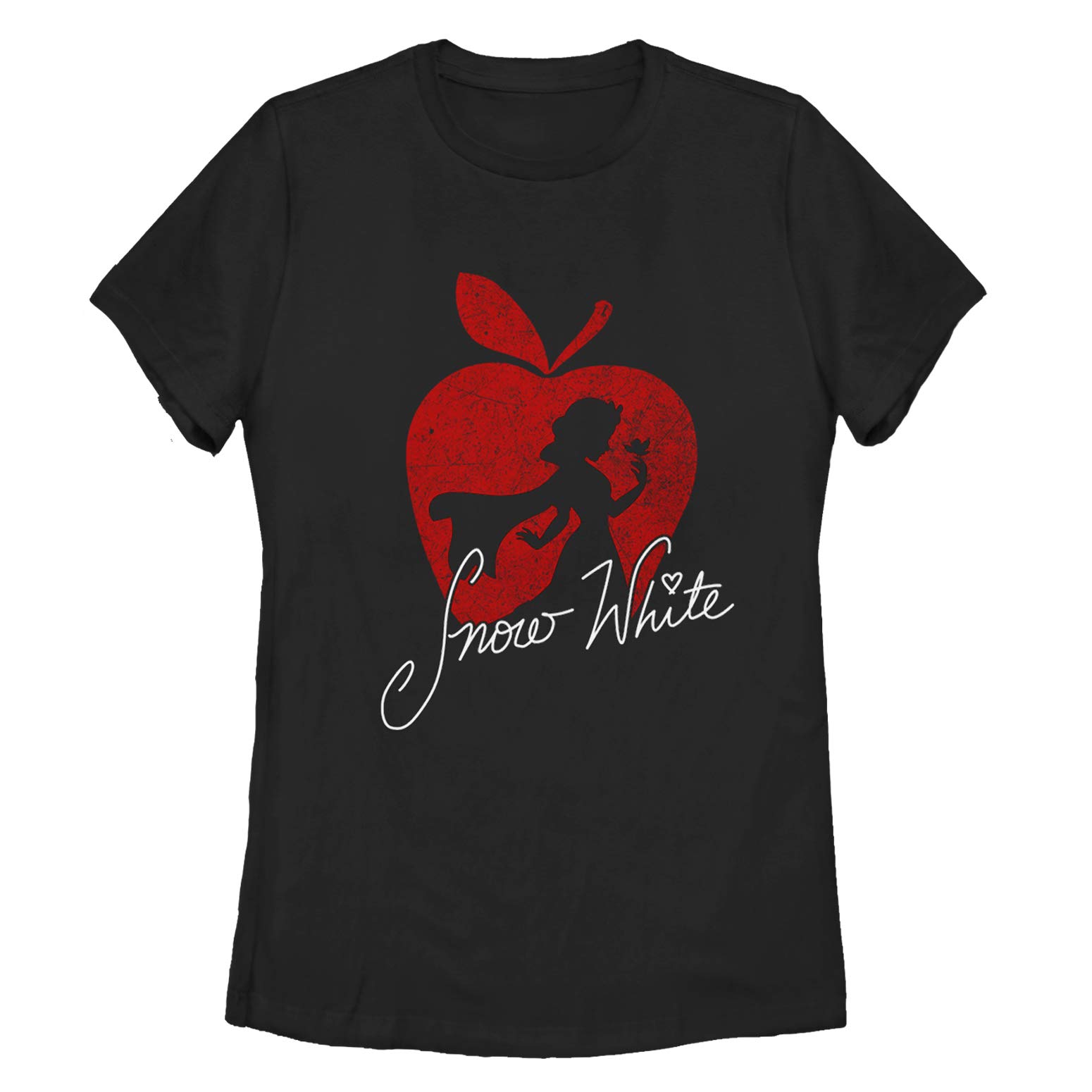 Women's Snow White and Seven Dwarfs Silhouette Graphic T-Shirt | Disney Princess Vintage Tee | Casual Wear, Cosplay & Disney Theme Parties