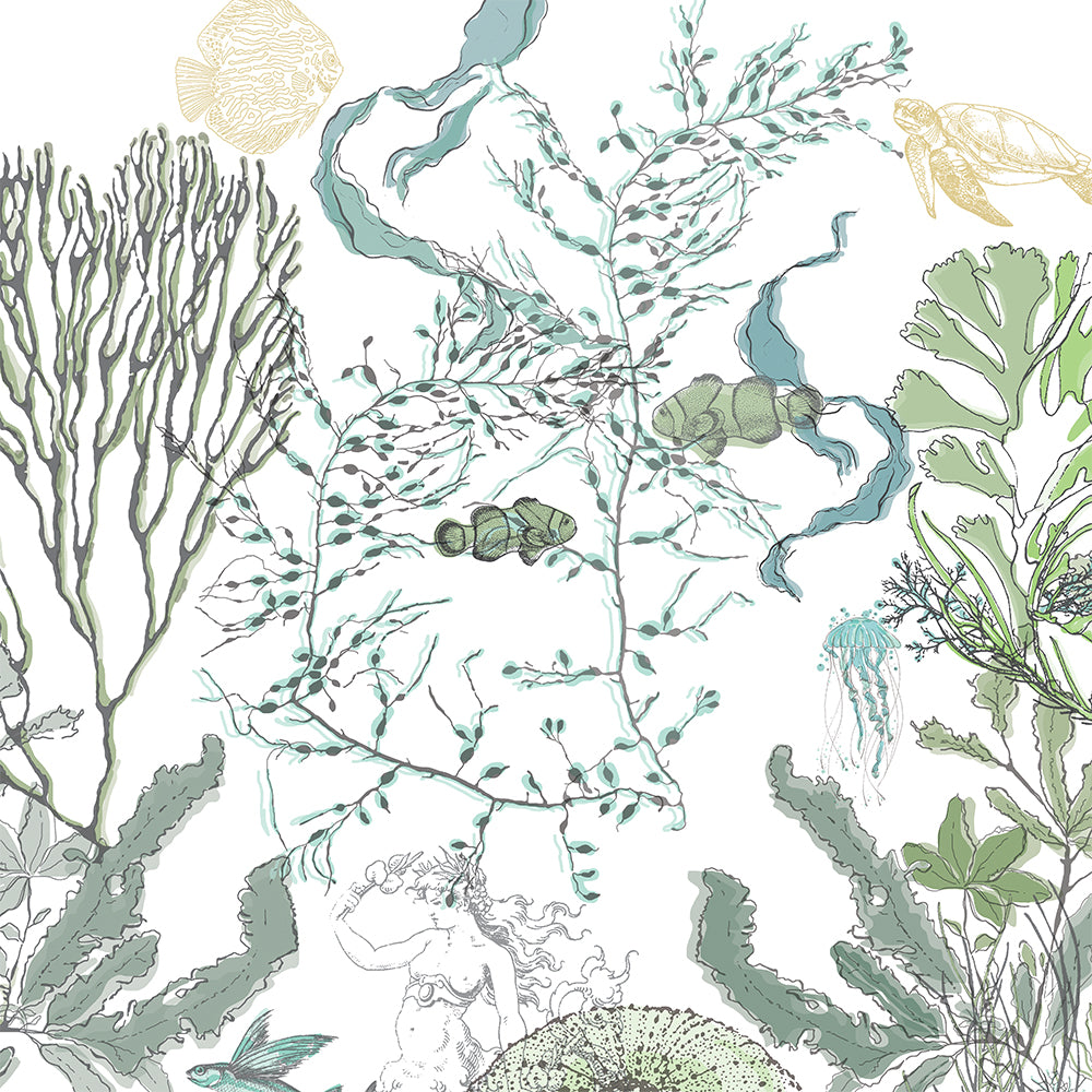 Balade Marine Verde Collection - Stylish & Sustainable Women's Swimwear for Beach Vacation, Pool Party & Summer Getaway
