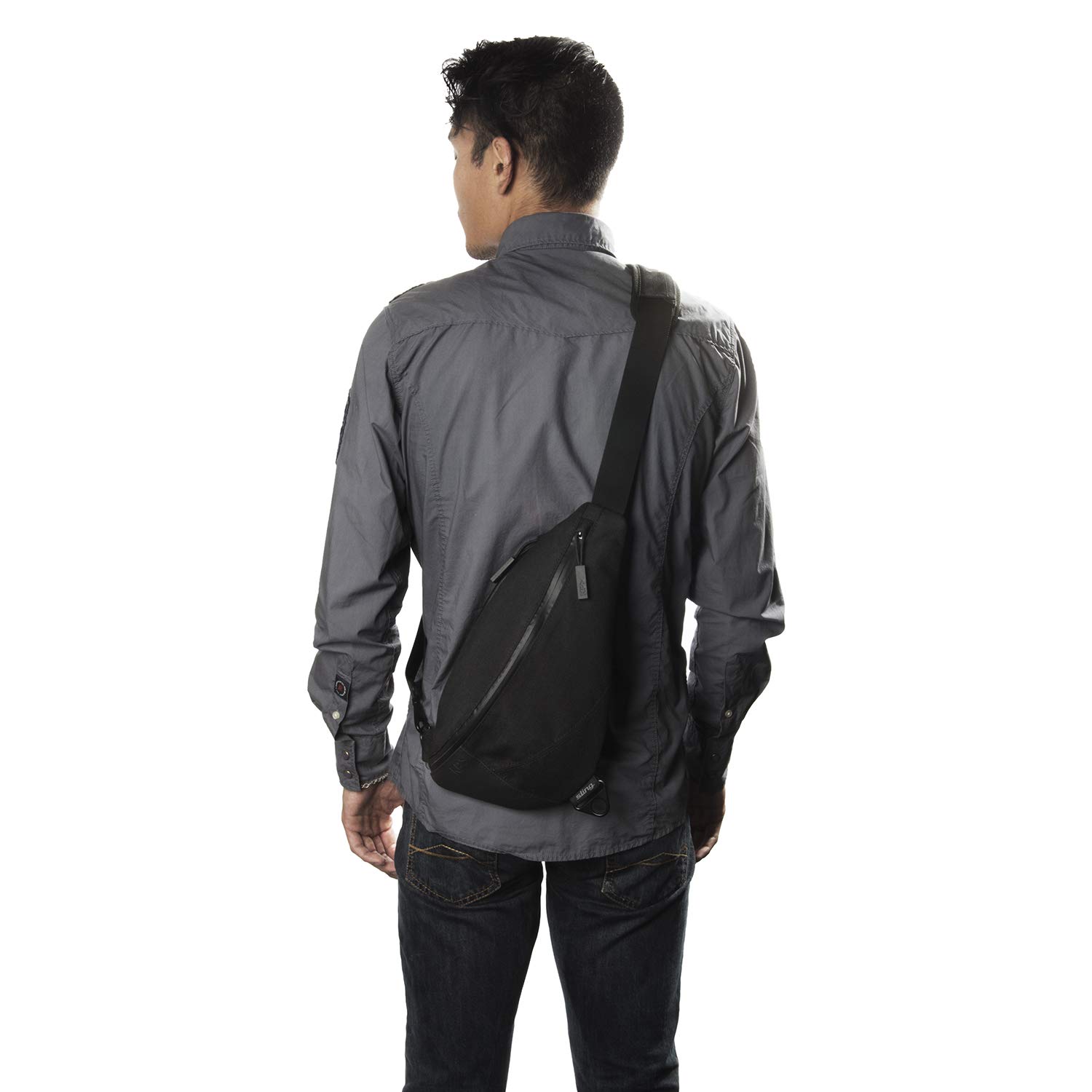 KP Multipurpose Waterproof Sling Bag for Hiking, Travel & Everyday Use - Lightweight Crossbody Backpack for Men & Women - Perfect for Outdoor Adventures, Commuting & Gym