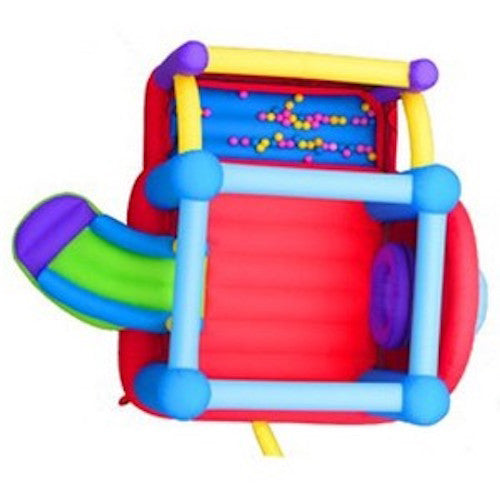 KidWise Lucky Rainbow Bouncer - Fun & Safe Baby Jumping Activity Toy for Toddlers - Indoor & Outdoor Play, Birthday Gifts, Playroom Decor