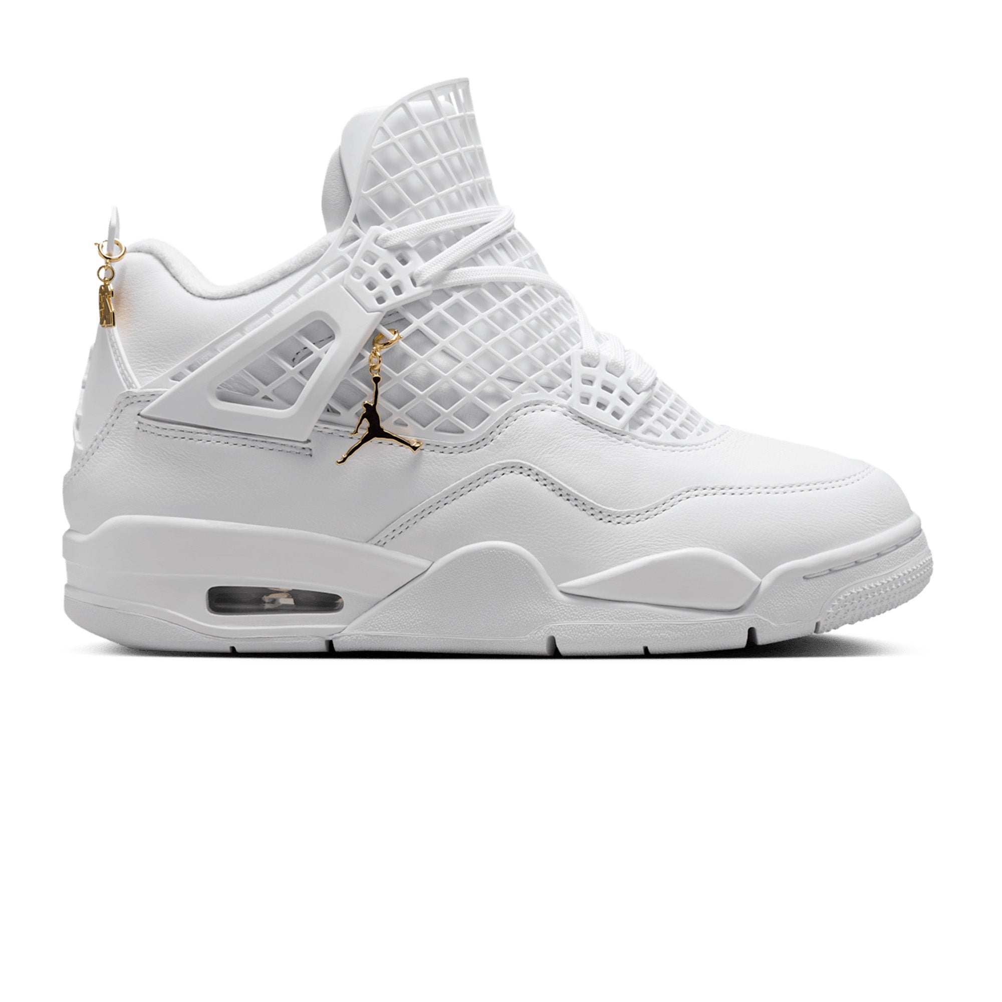 Air Jordan 4 Retro 'White Net' Women's Basketball Shoes 2024 - Stylish Sneakers for Casual Wear, Gym & Street Fashion