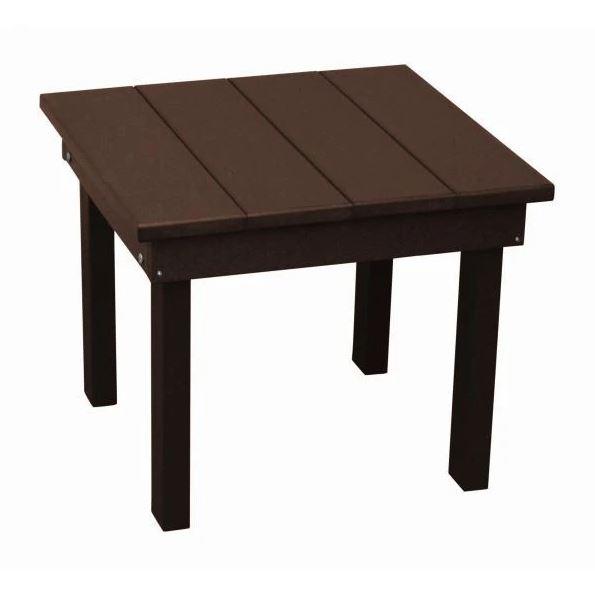 A & L Furniture Poly Hampton End Table - Stylish Side Table for Living Room, Bedroom, or Office - Perfect for Holding Lamps, Books, and Decor