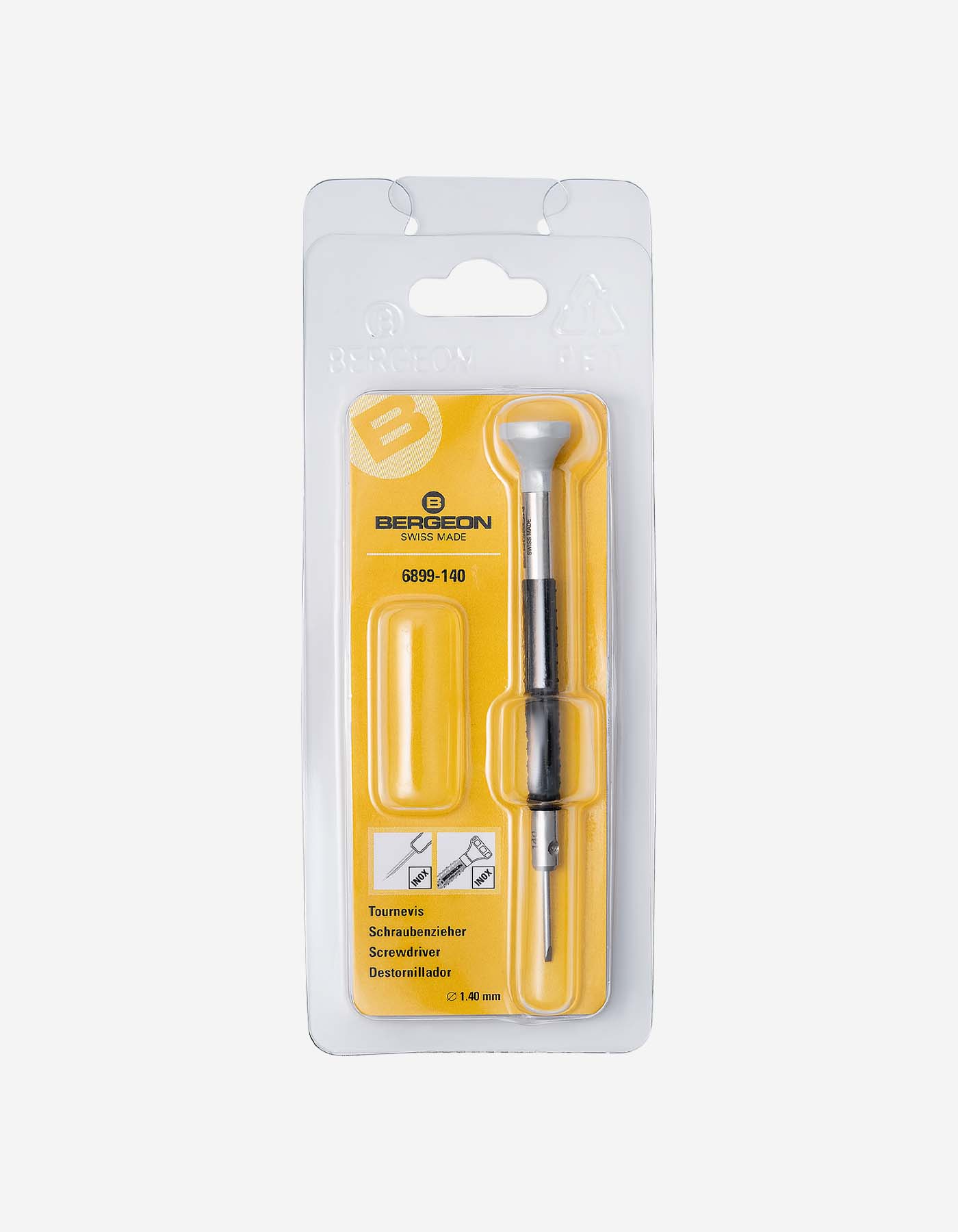 Bergeon 6899 Precision Screwdriver Set - Professional Watch Repair Tools for Jewelers & Watchmakers - Perfect for Watch Maintenance, DIY Repairs & Small Electronics