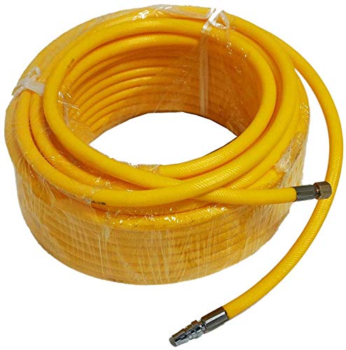 328ft Diving Compressor Hose with Connector - Heavy Duty PVC Air Hose, 300 PSI, M101 Clamp Joint, All-Weather Flexible for Scuba Diving, Underwater Construction & Marine Applications