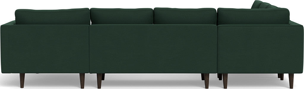 Ladybird 133 Corner Sectional Sofa with Right Chaise Lounge - Modern L-Shaped Couch for Living Room, Family Room & Home Theater