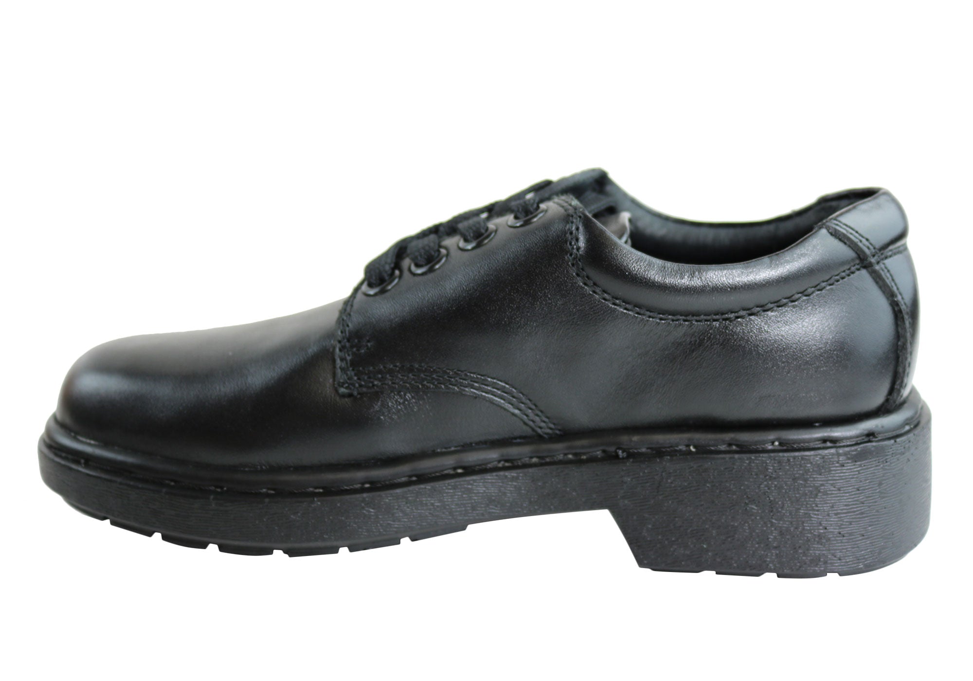 Adam Junior Kids Comfortable Leather Lace-Up School Shoes for Boys & Girls - Perfect for Classroom, Playground & Daily Wear
