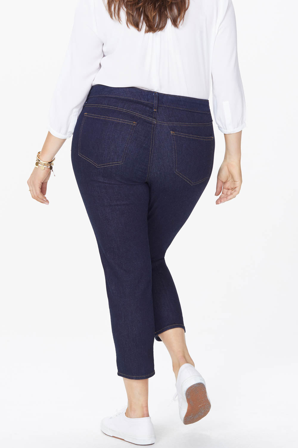 Plus Size Alina Skinny Ankle Jeans in Rinse Wash - Perfect for Casual Wear, Office Outfits & Night Out Looks