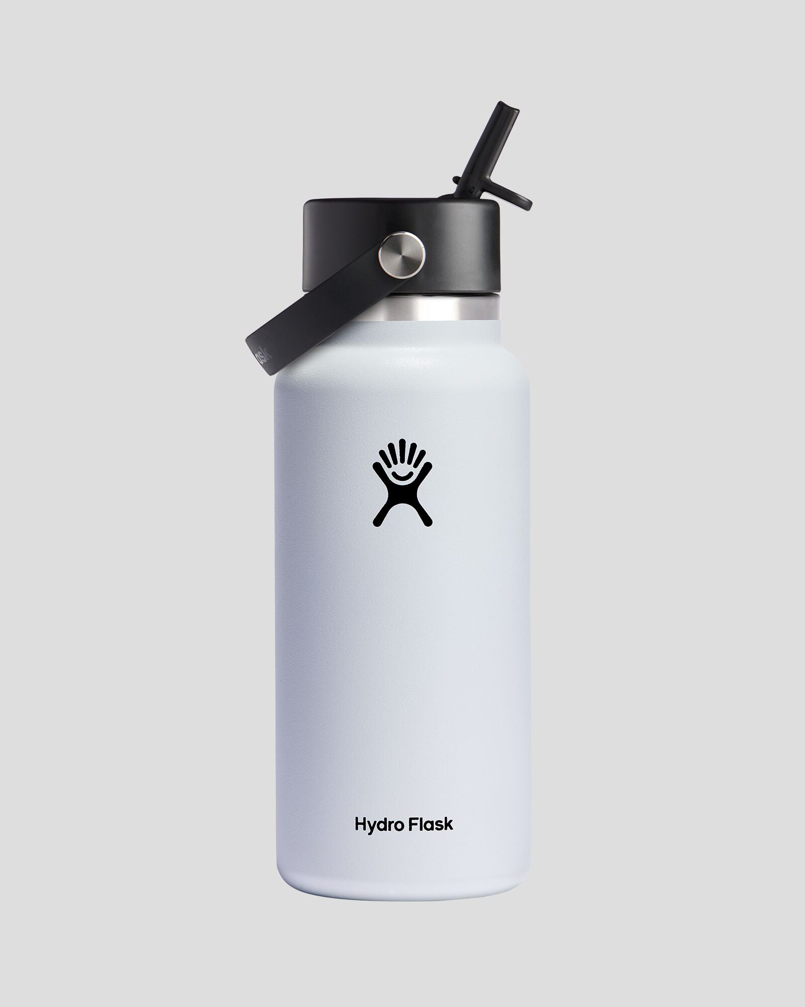 Hydro Flask Wide Mouth Straw Lid Water Bottle 32 oz (946 ml) - Insulated Stainless Steel Vacuum Flask for Hot & Cold Drinks - Perfect for Hiking, Gym, Travel & Outdoor Adventures