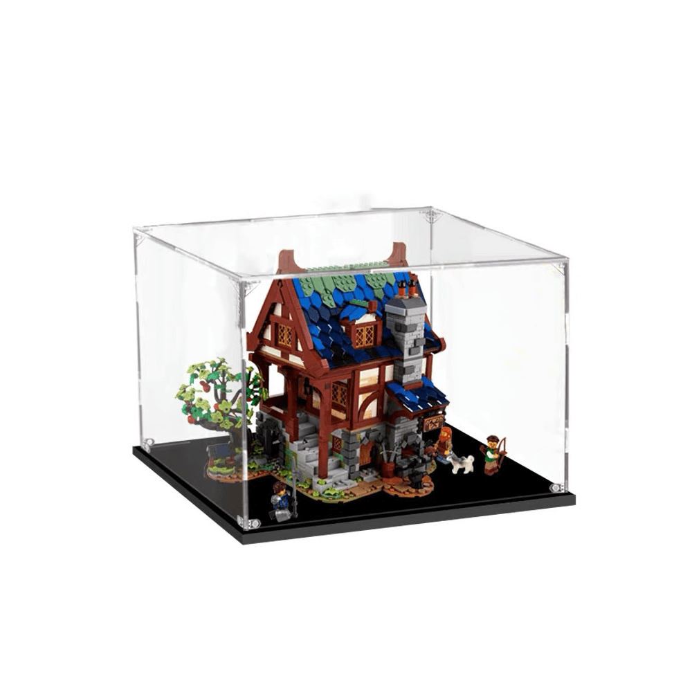 Best LEGO Ideas Medieval Blacksmith 21325 Display Case - Premium Protection for Collectible LEGO Sets - Perfect for Home Decor & Gift Giving