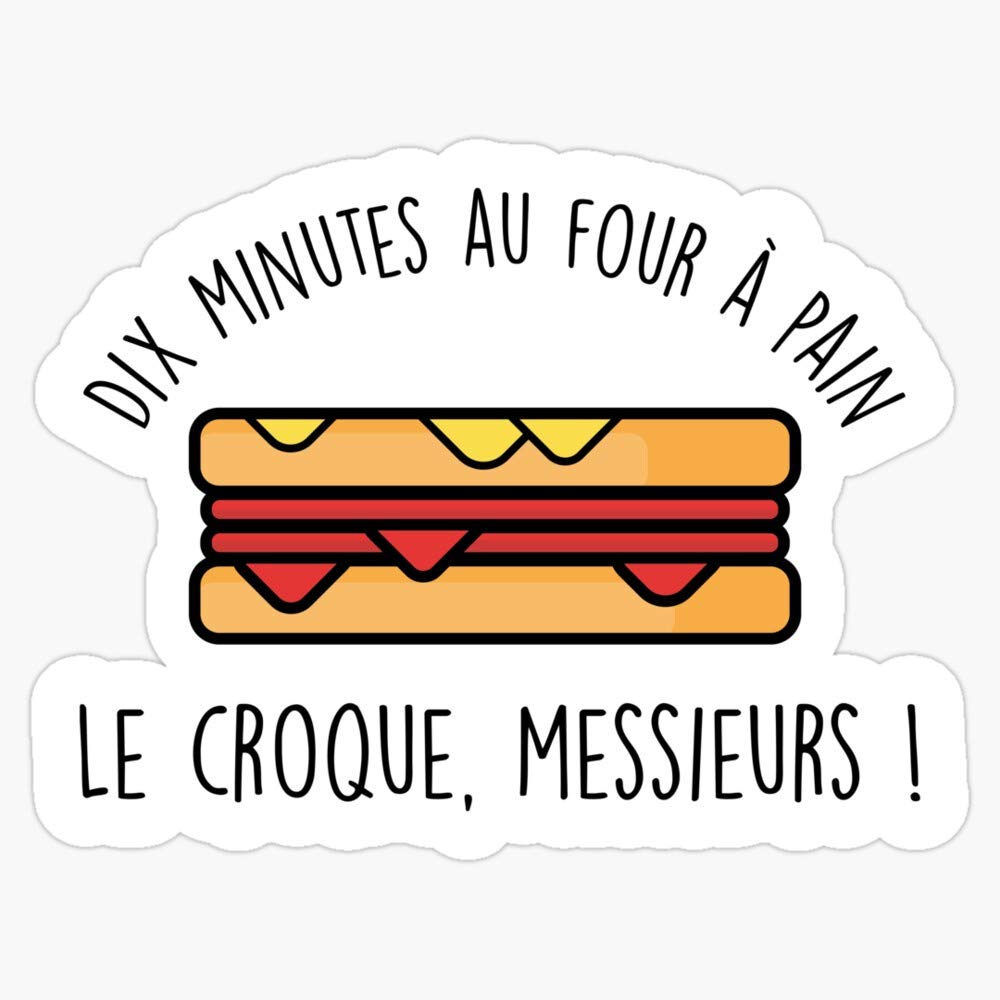 Kaamelott The Croque Gentlemen Vinyl Bumper Sticker - 5 Inch Waterproof Decal for Cars, Laptops & Windows | Funny French TV Show Merchandise
