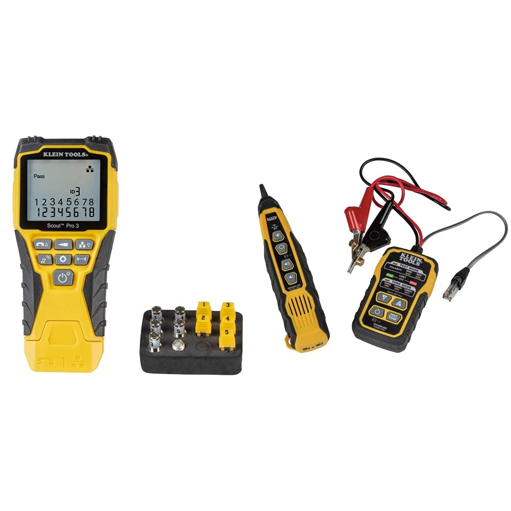 Klein Tools Cable Tester & Tracer Kit for Network Cables - Phone/Internet/Data Testing