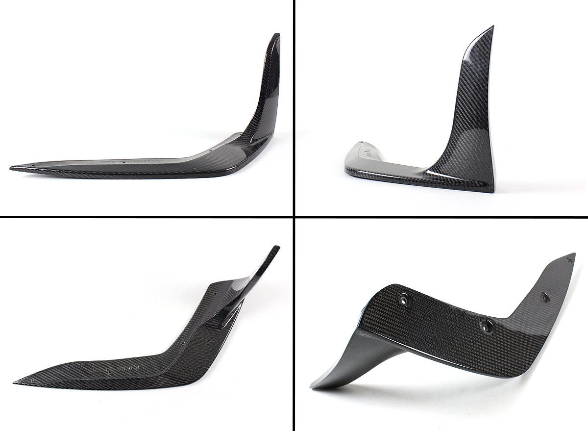 Carbon Fiber Front Bumper Splitters for 2017-2019 Lexus IS200T IS350 IS300 F Sport - Aggressive Styling & Enhanced Aerodynamics for Street Racing & Car Shows