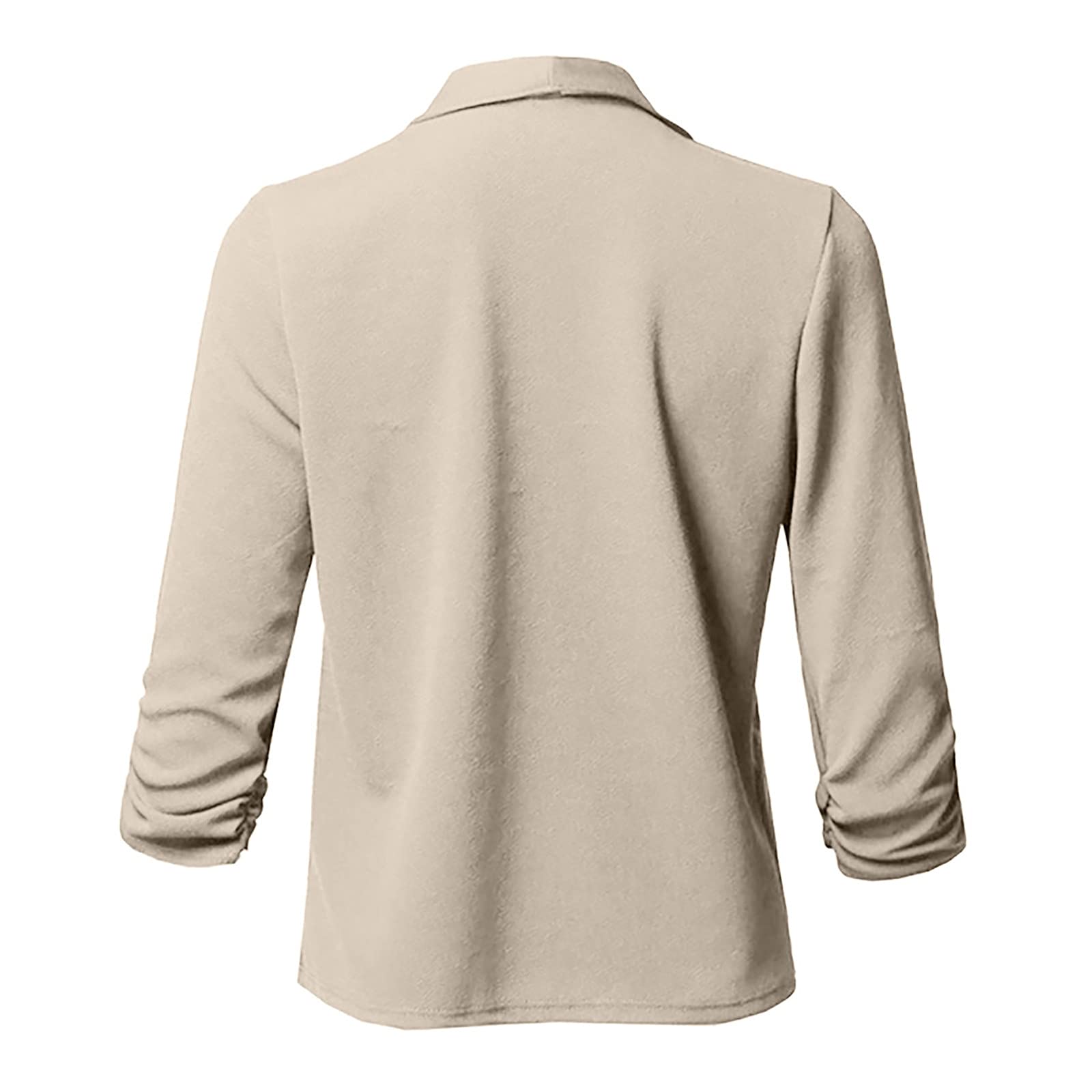 Women's Casual Blazer Jacket - Open Front Long Sleeve Cardigan for Business & Work | Lightweight Solid Color Loose Fit White Blazer | Perfect for Office Wear, Business Meetings & Smart Casual Outfits