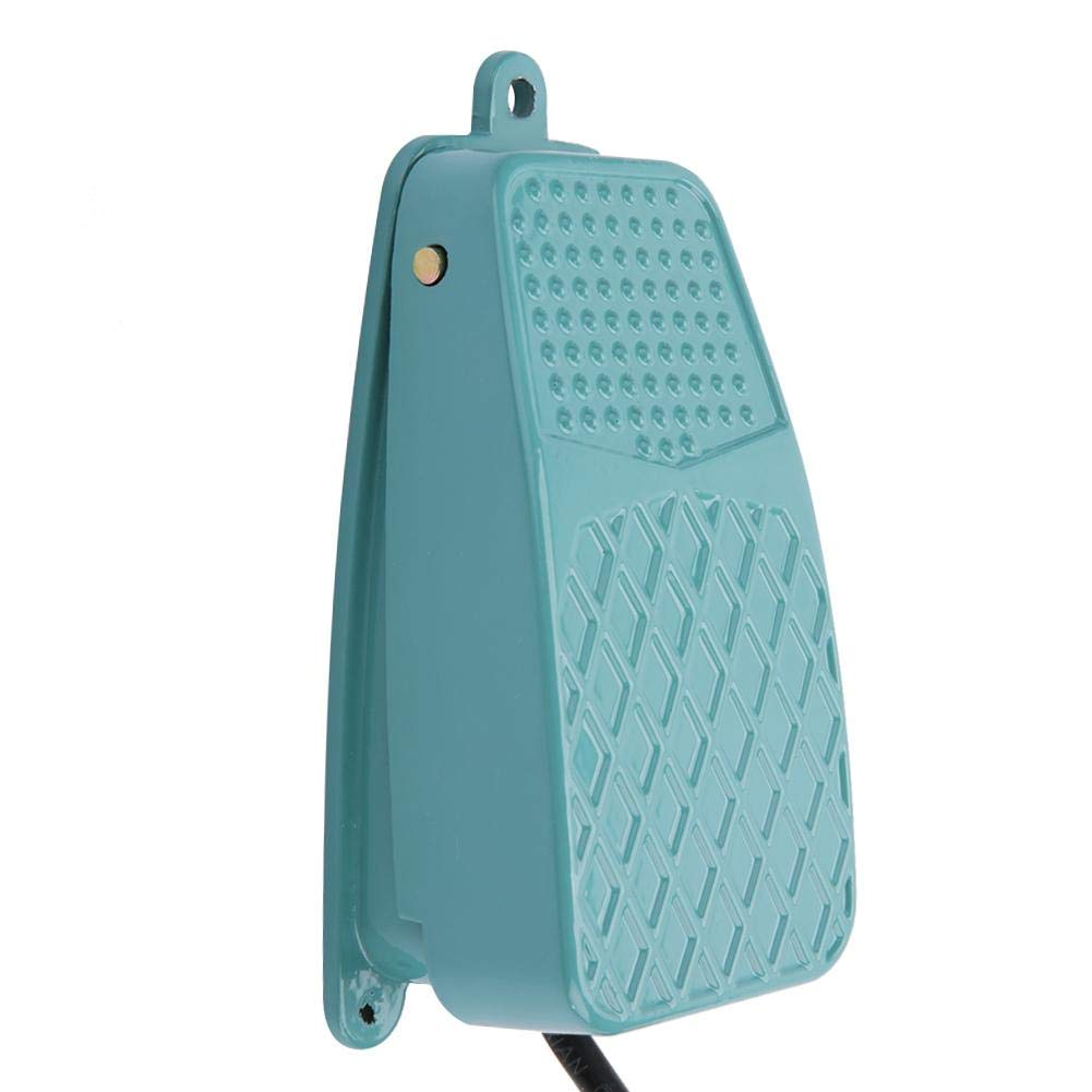 Hilitand TFS-2 Non-Slip Aluminum Alloy Foot Pedal Switch - SPDT Power Foot Switch 250V 10A with Electric Reset - Perfect for Industrial Machinery, Medical Equipment, and DIY Power Tools