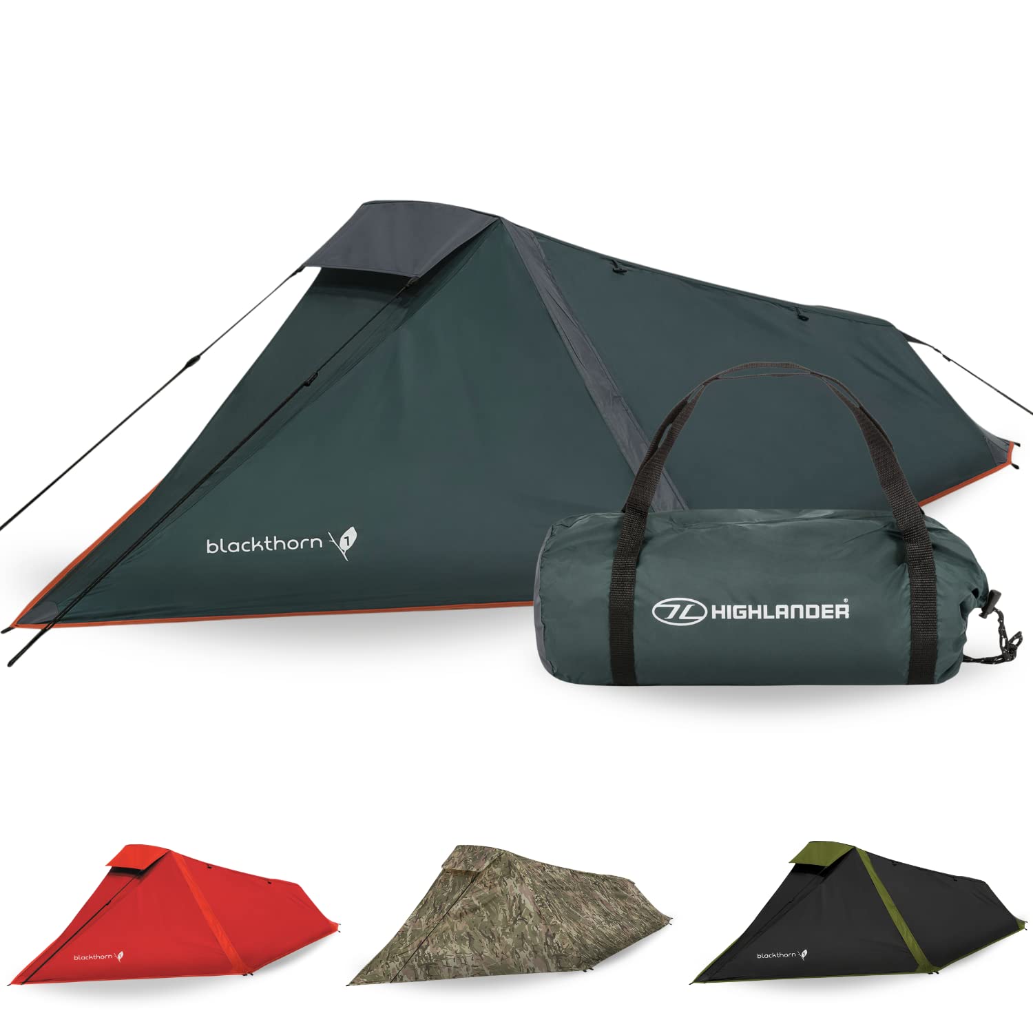 HIGHLANDER Backpacking Tent - Lightweight Waterproof 2-Person Camping Tent for Hiking & Outdoor Adventures | Perfect for Backpacking, Camping & Travel