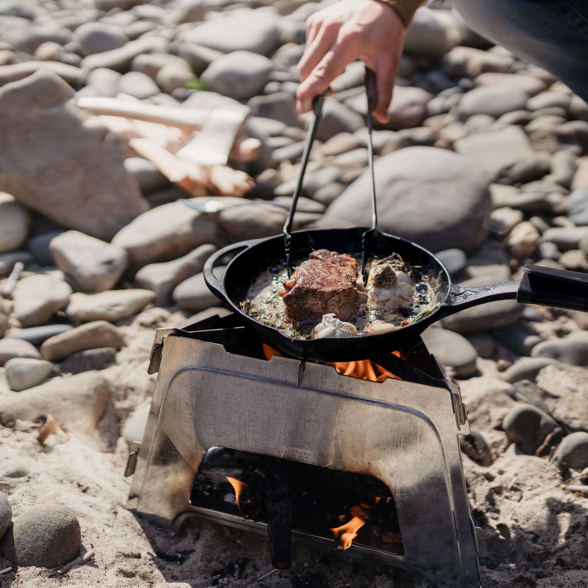 Portable Camp Stove - Compact Outdoor Cooking Stove for Backpacking, Hiking & Emergency Preparedness | Perfect for Camping Trips & Picnics