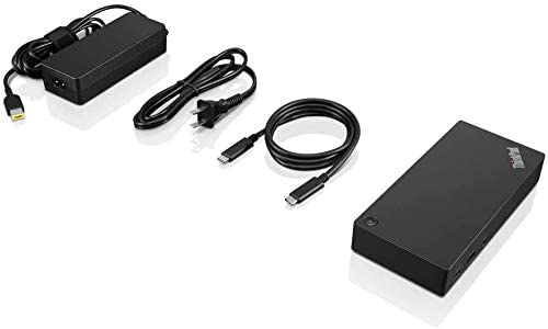 Lenovo ThinkPad USB-C Dock Gen 2 (40AS0090) - Dual 4K Display, 10 USB Ports, Ethernet - Perfect for Home Office & Remote Work Setup
