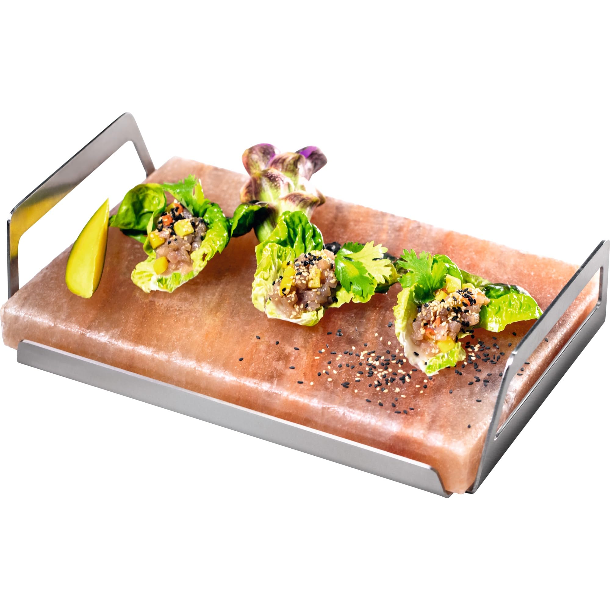 Electrolux E2SLT Himalayan Salt Cooking Stone Plate - 20x30x4cm, 3kg - Grill, Oven, Induction & Charcuterie Board - Perfect for Steaks, Seafood & Charcuterie Displays