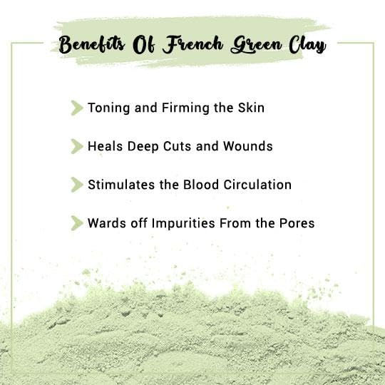 Saara HERBAL FRESH French Green Clay Powder 300g (3 x 100g) | Pure & Natural Face & Body Mask for All Skin Types | Detoxifying Skincare for Acne, Blackheads & Oily Skin | DIY Facial, Body Scrub & Spa Treatment at Home