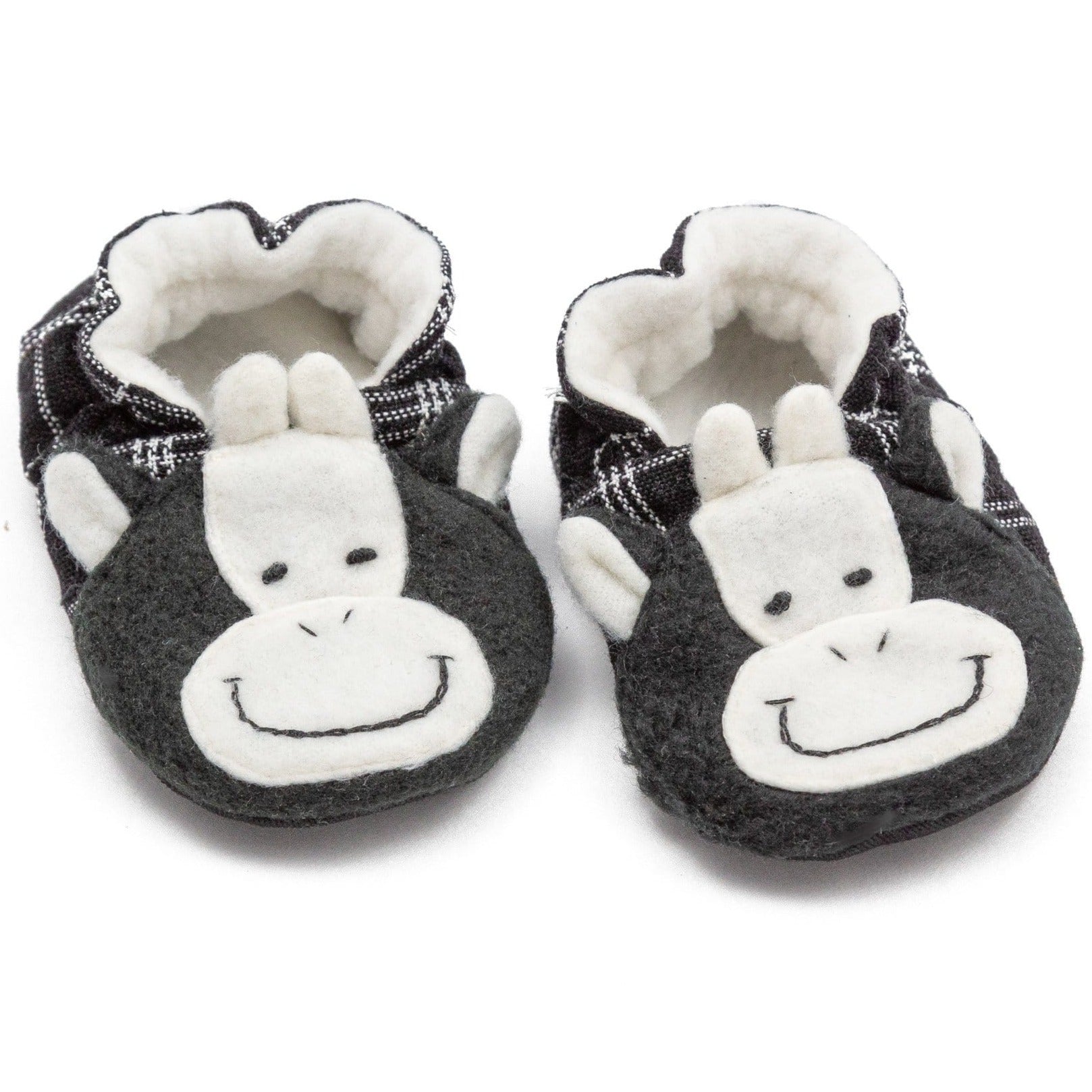 Soft & Warm Cow Baby Booties - Non-Slip Soles for Newborns & Toddlers - Perfect for Indoor Play, Outdoor Walks & Photo Shoots