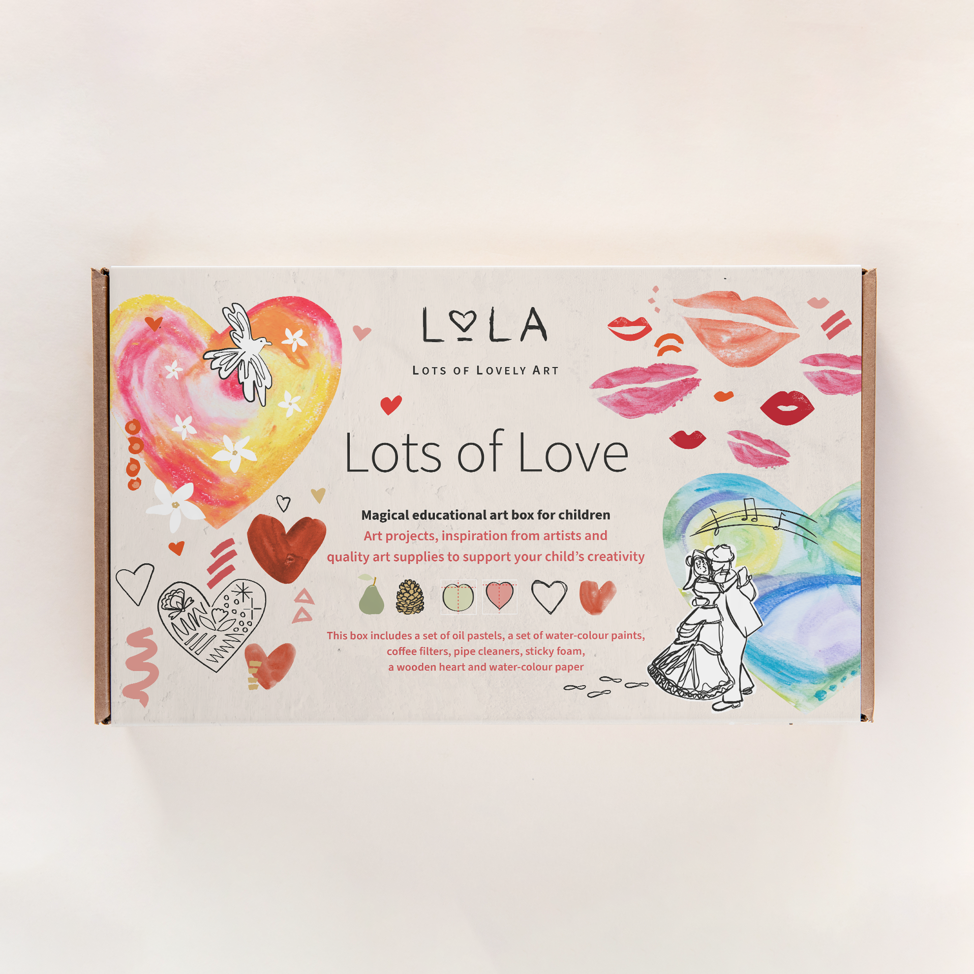 LoLA Lots Of Love Craft Gifts For Kids - DIY Creative Arts & Crafts Kits for Children's Birthday, Christmas & Holiday Presents - Perfect for Home, School & Party Activities