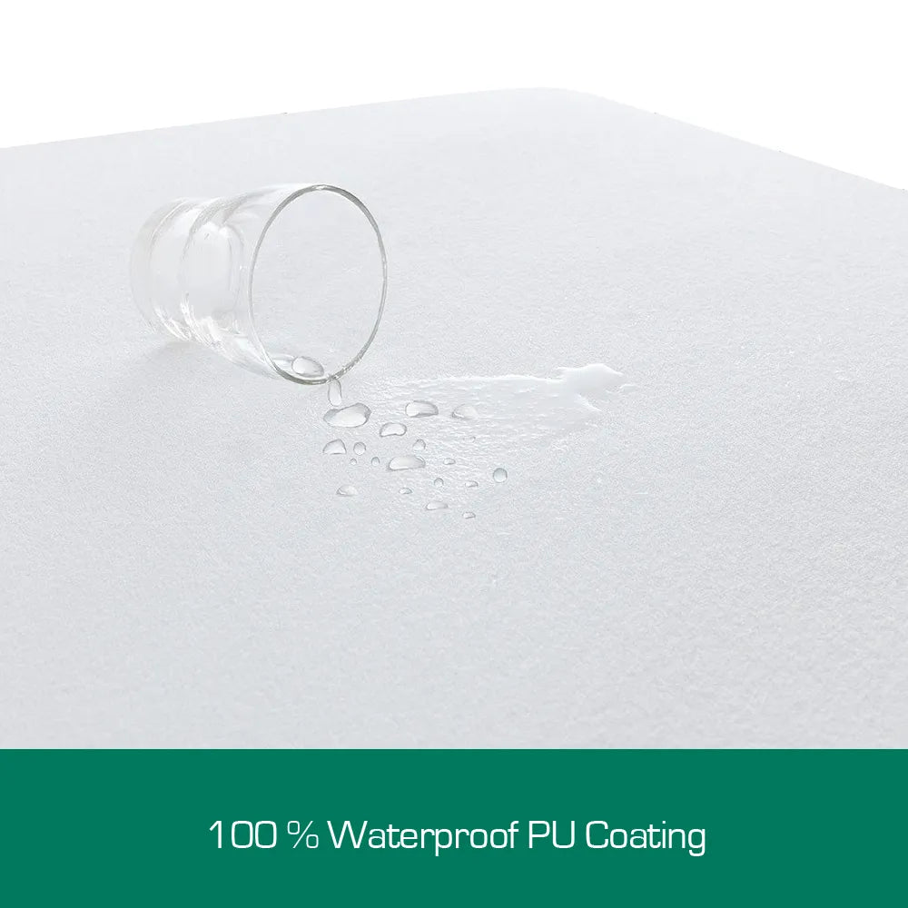 Australian Made Cotton Terry Fully Fitted Waterproof Mattress Protector - King Size | Hypoallergenic Bed Cover for Allergy Relief & Spill Protection | Perfect for Kids, Elderly & Pet Owners