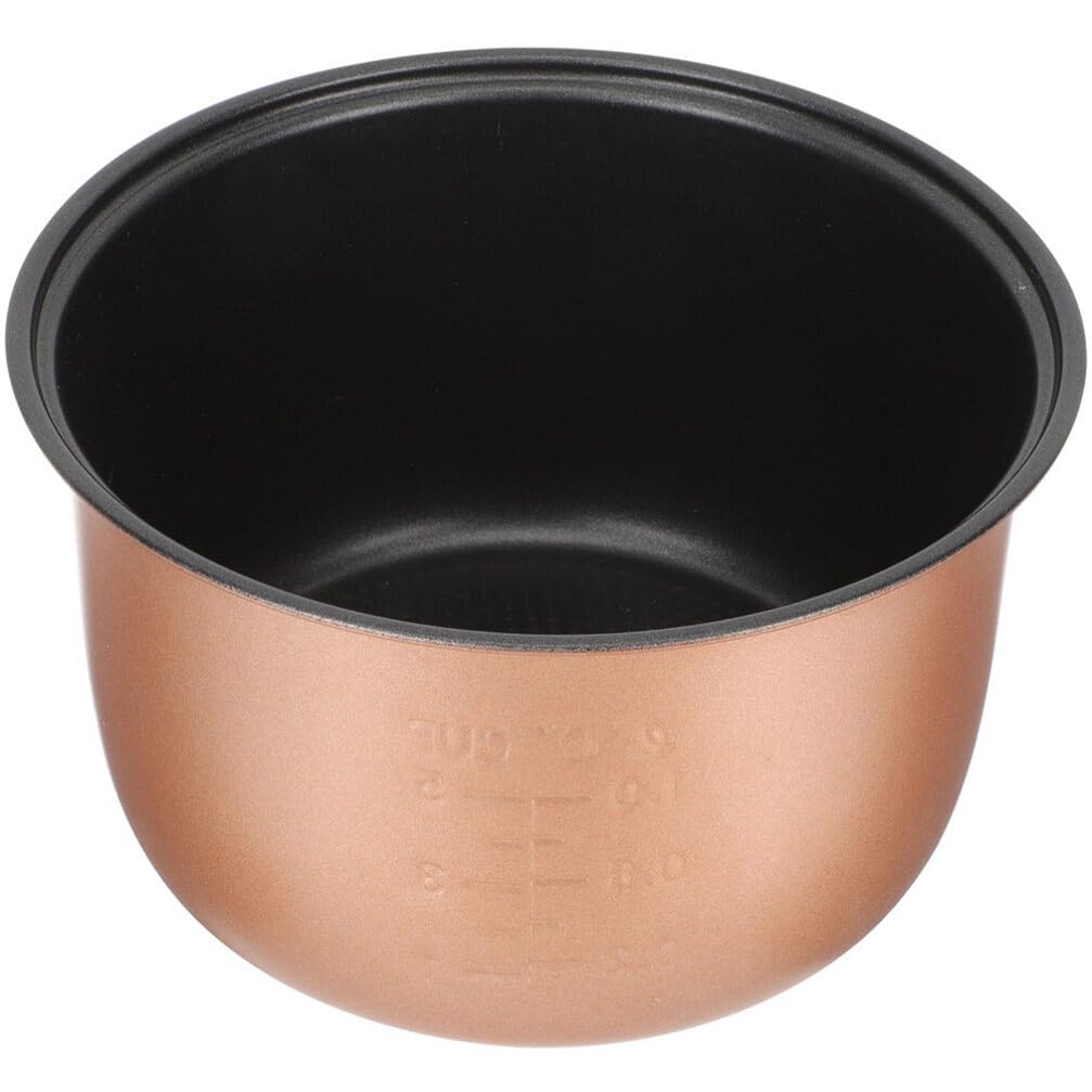 HEMOTON 3.2-Qt Nonstick Inner Pot for Instant Pot - Polished Surface Rice Cooker Replacement Pot with Measurement Scale (3L, 8.25