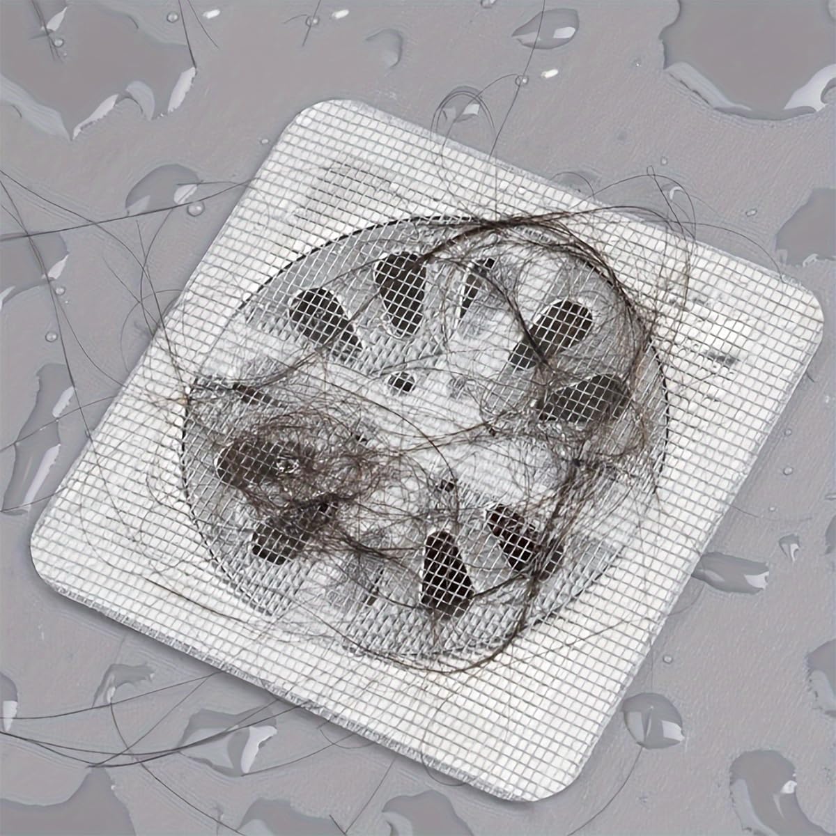 MOROVIK 20-Pack Disposable Shower Drain Hair Catchers - 4