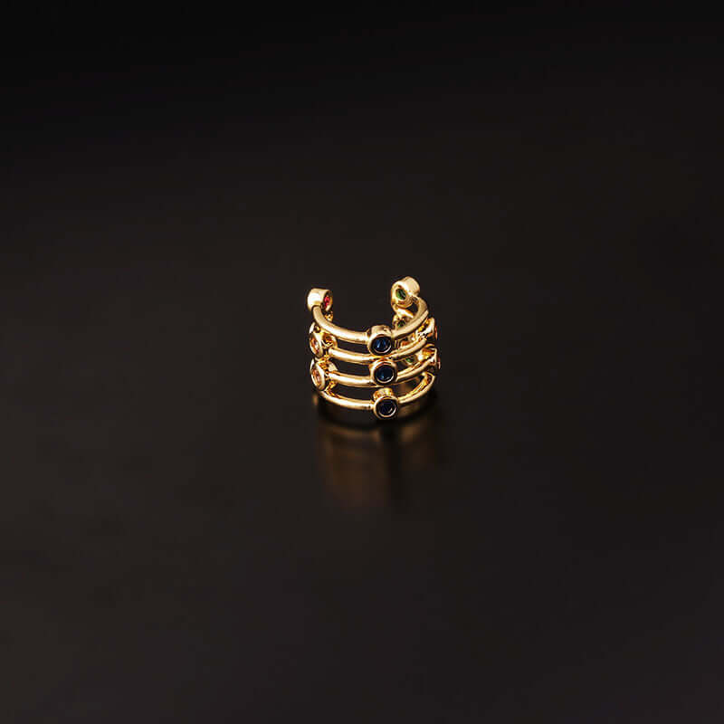 18K Gold Starfish Boho Ear Climber Ear Cuff - Boho Chic Jewelry for Women | Perfect for Beach Parties, Summer Festivals & Boho Fashion Outfits