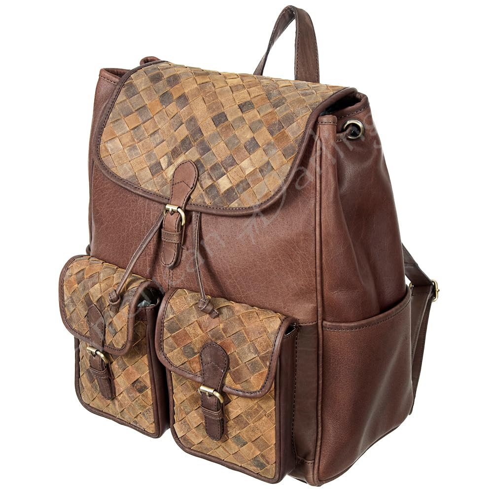 Premium Genuine Leather Backpack for Women - Full Grain Western Style Laptop Bag, Durable School & Travel Backpack Purse | Perfect for Work, College & Outdoor Adventures