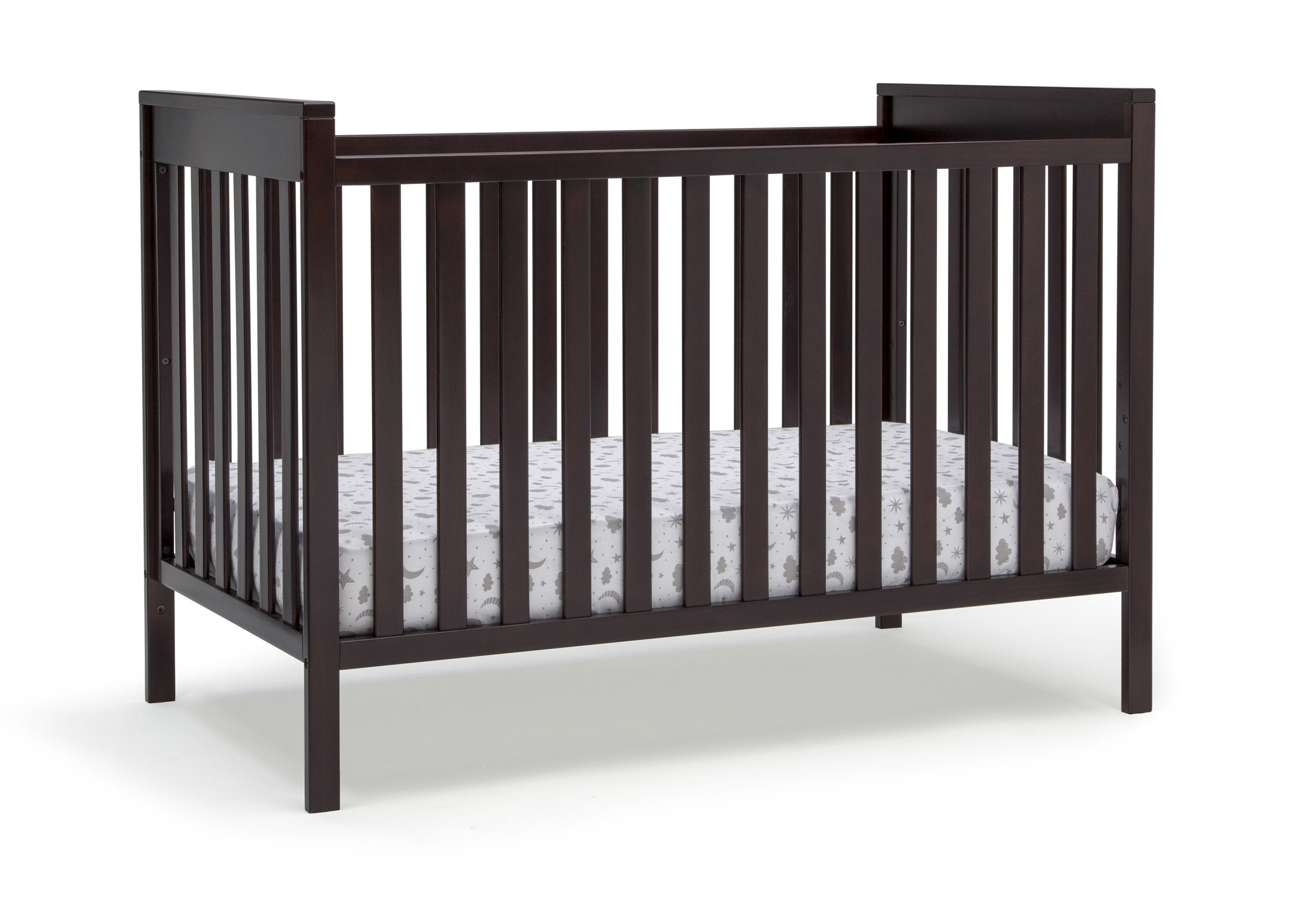 Mercer 6-in-1 Convertible Baby Crib with Toddler Rail - White Nursery Furniture for Newborn to Full Size Bed | Perfect for Nursery, Bedroom & Guest Room