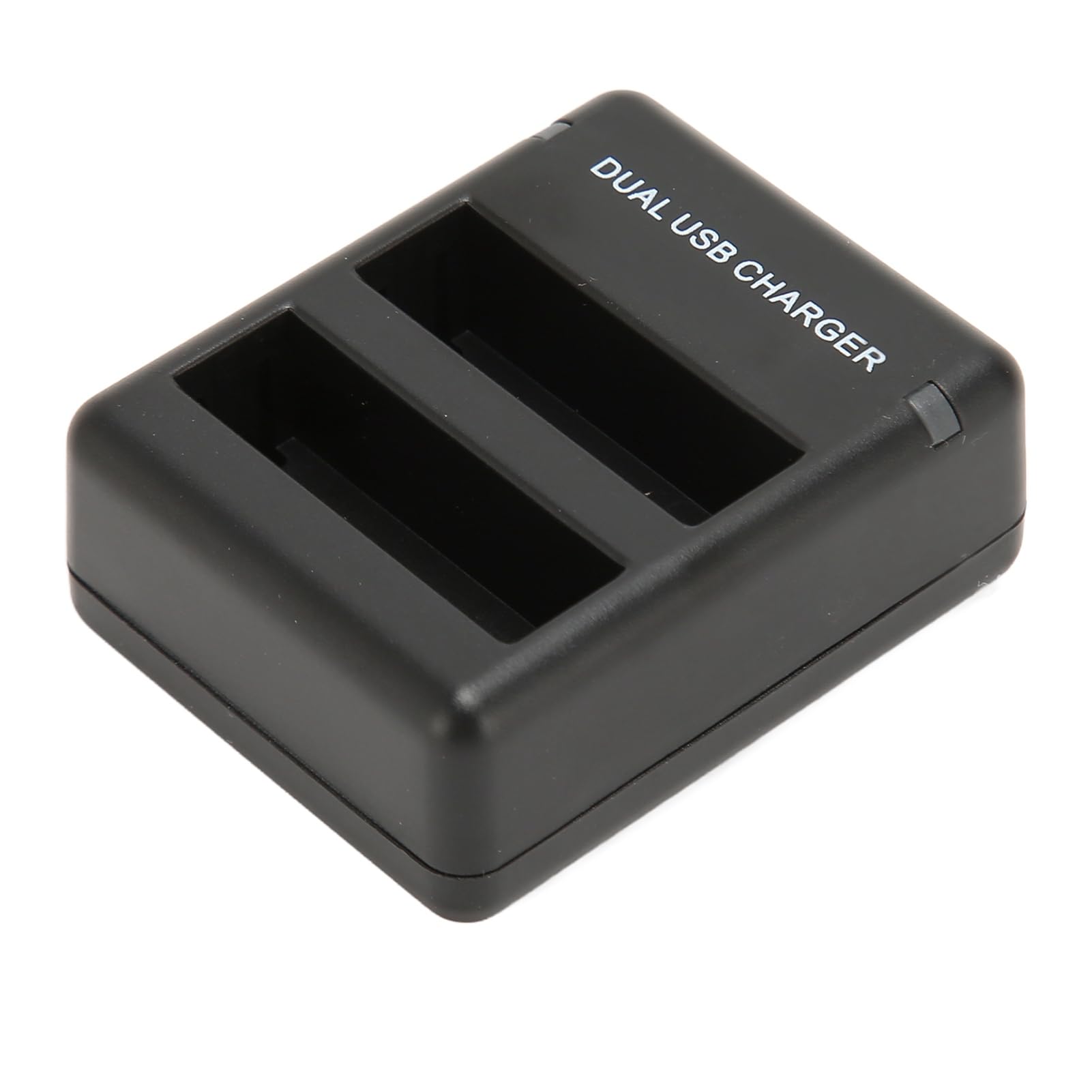 Dual Channel USB Camera Battery Charger with LED Indicator - Compact & Portable Charging Station for DSLR, Mirrorless Cameras - Safe USB/DC Power Supply for Travel & Photography