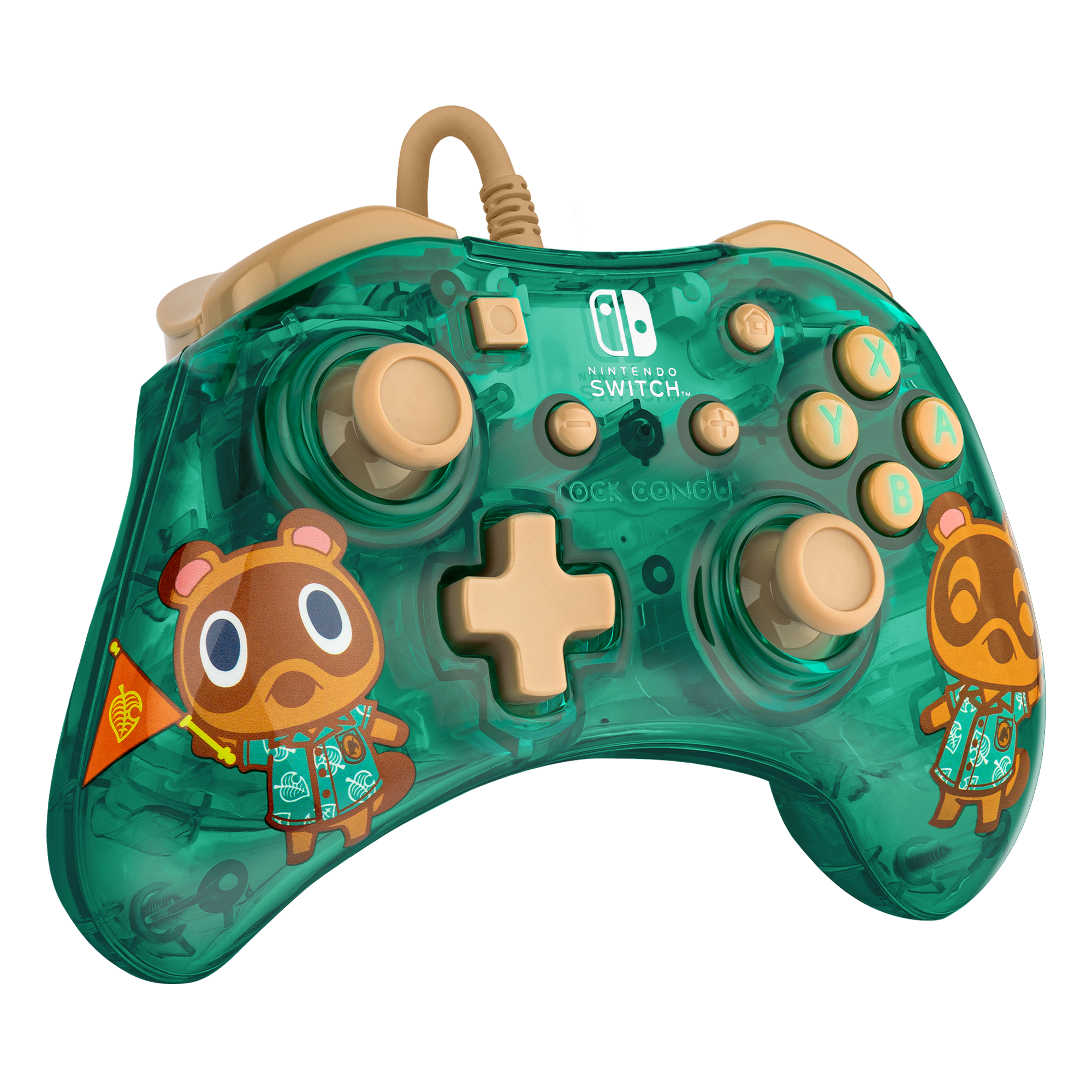 Nintendo Switch Timmy & Tommy Rock Candy Wireless Controller - Animal Crossing Edition for Gaming, Party Play & Collectors - Compatible with Switch & Switch Lite