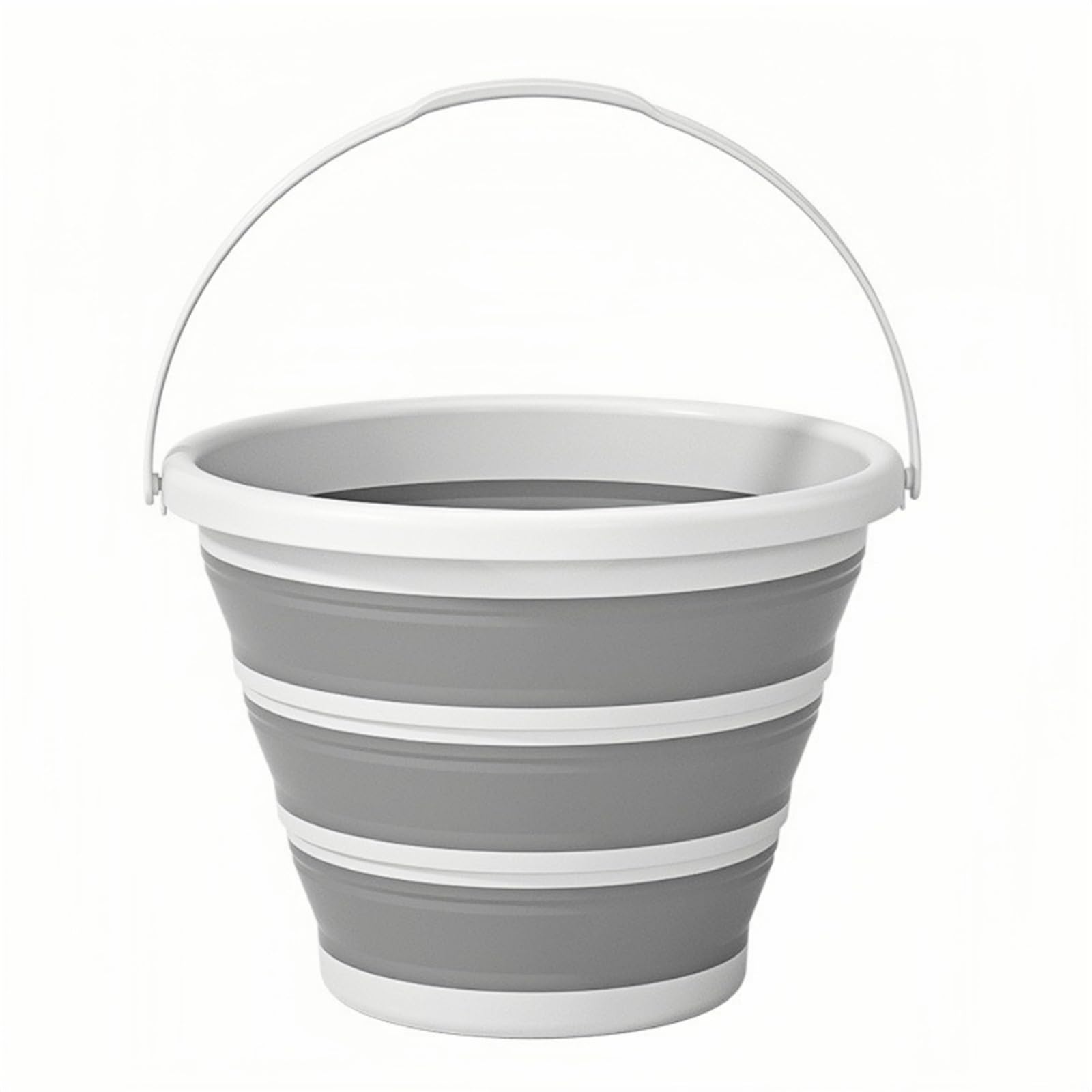 Collapsible Bucket 2.6 Gallons (10L) - Portable Foldable Cleaning Bucket with Handle for Car Washing, Mop, Fishing, Camping, Garden & Beach | Space Saving Design for Home & Outdoor Use