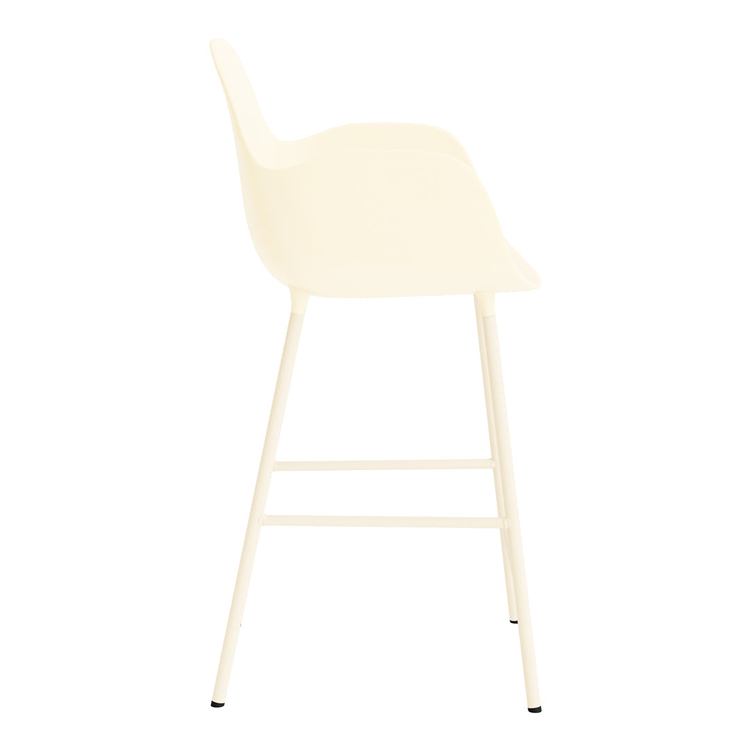 Modern Form Bar Armchair - Stylish and Comfortable Bar Stool for Kitchen, Dining, and Lounge Areas - Perfect for Home, Cafe, and Restaurant Use