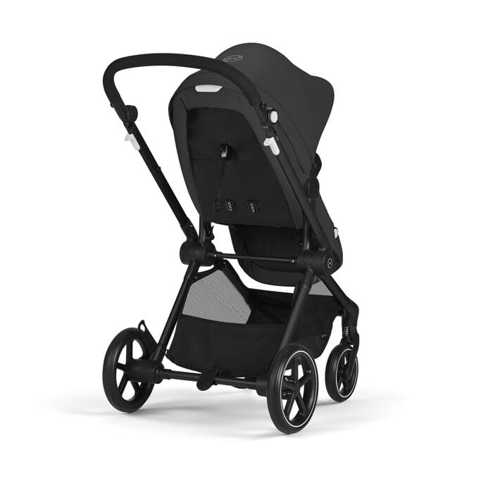 Cybex EOS Stroller - Lightweight Compact Baby Stroller with One-Hand Fold, Moon Black | Perfect for Travel, Shopping & Everyday Use